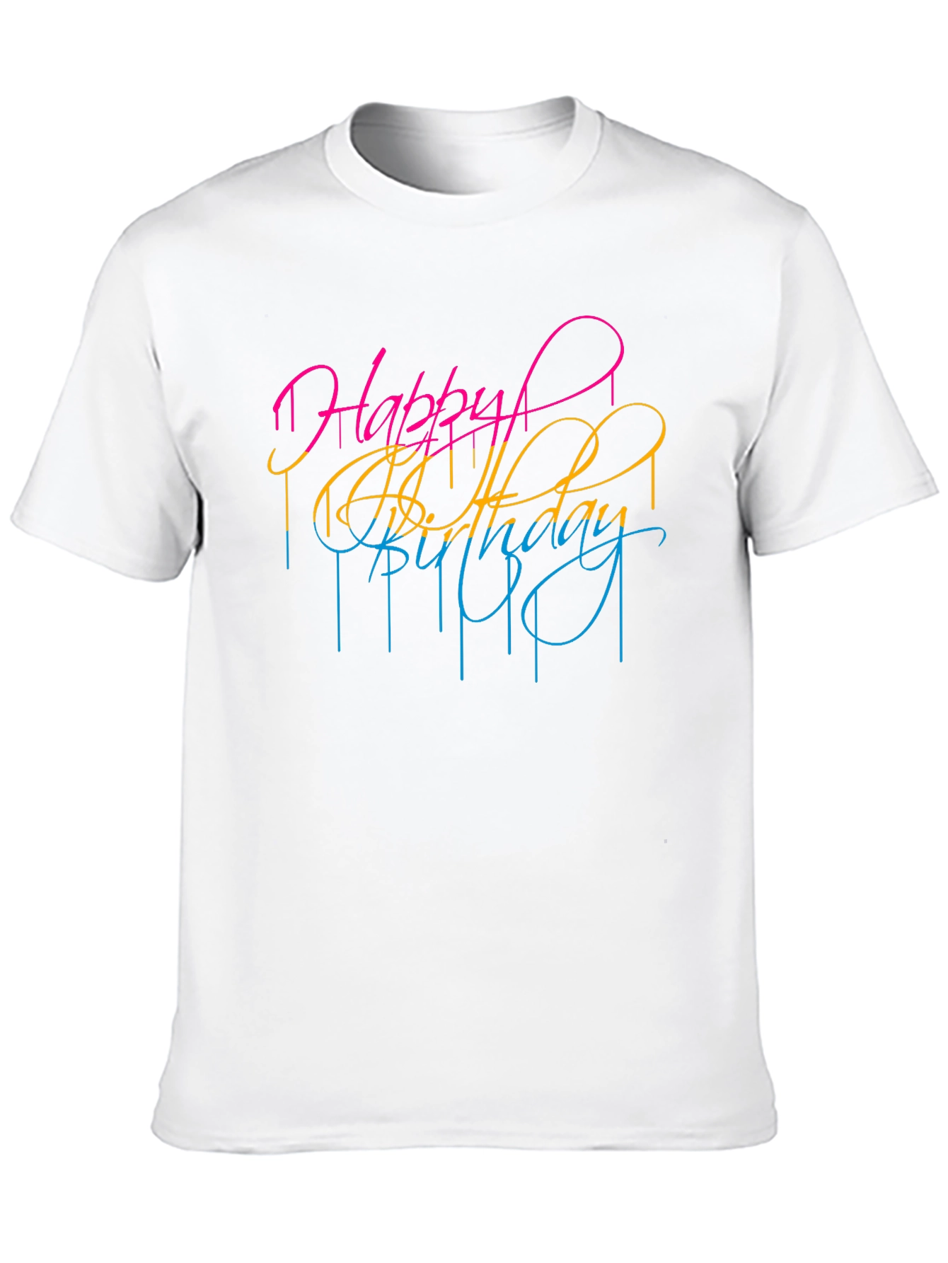 Happy Birthday Graphic Tee - Stylish Celebration Shirt