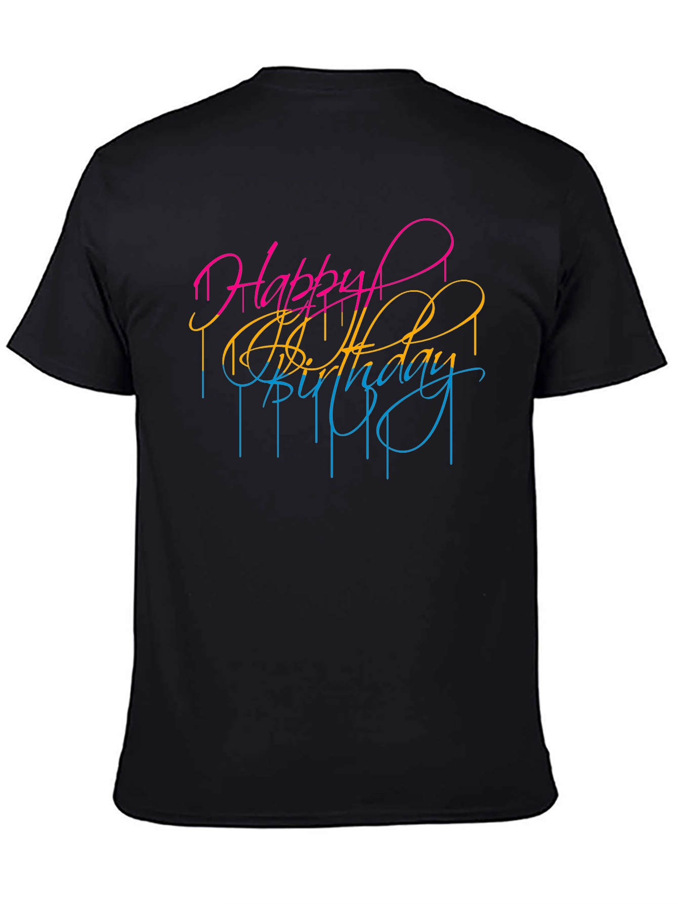 Happy Birthday Graphic Tee - Stylish Celebration Shirt