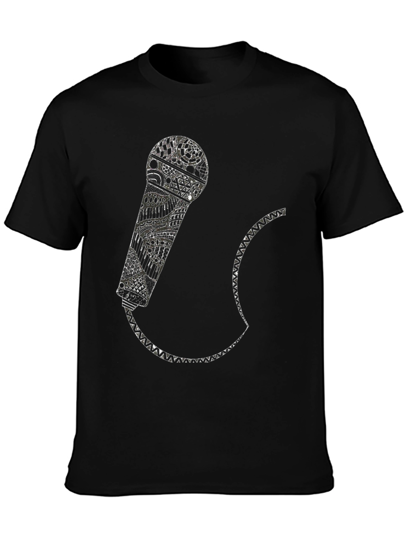 Graphic Microphone T-Shirt