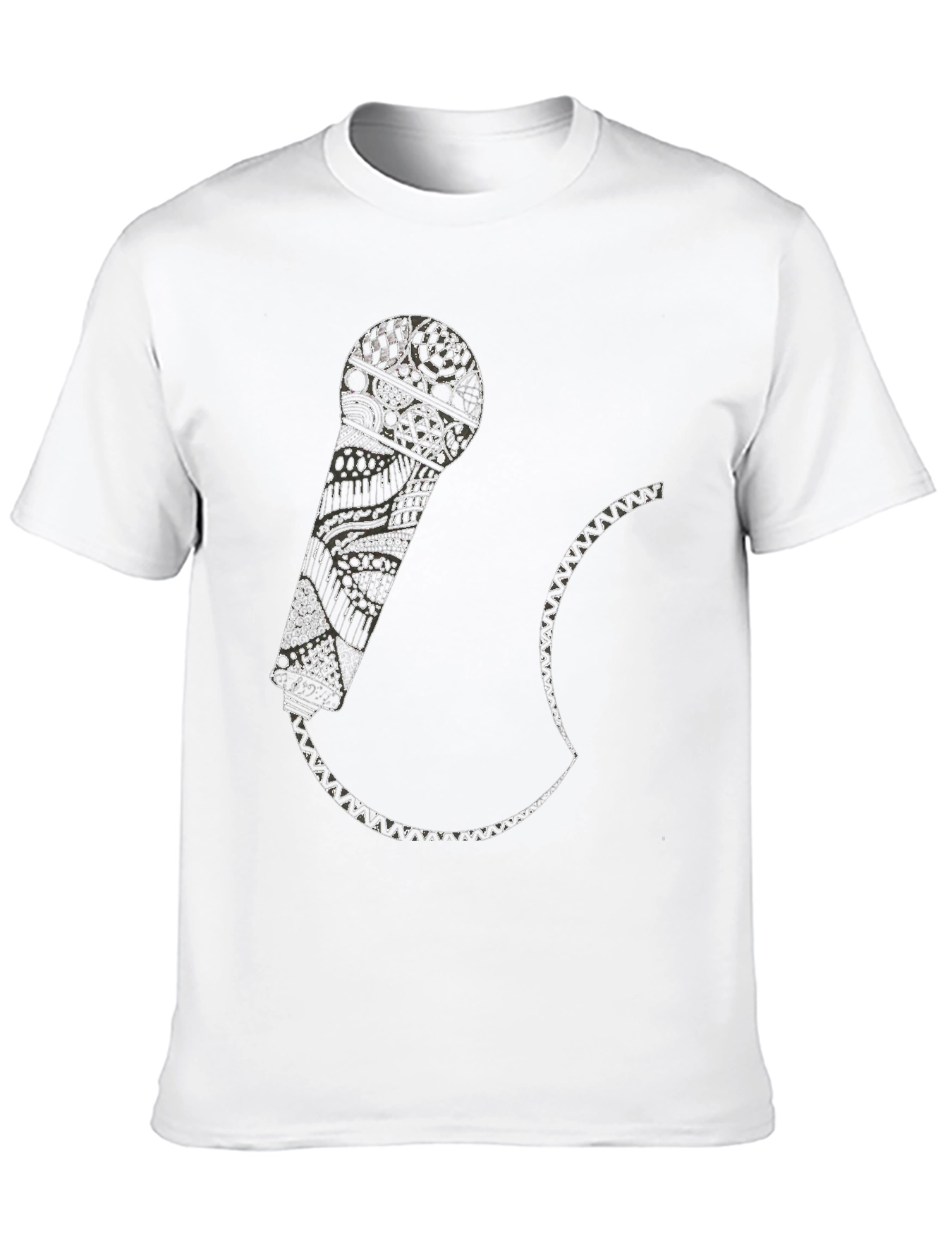 Graphic Microphone T-Shirt