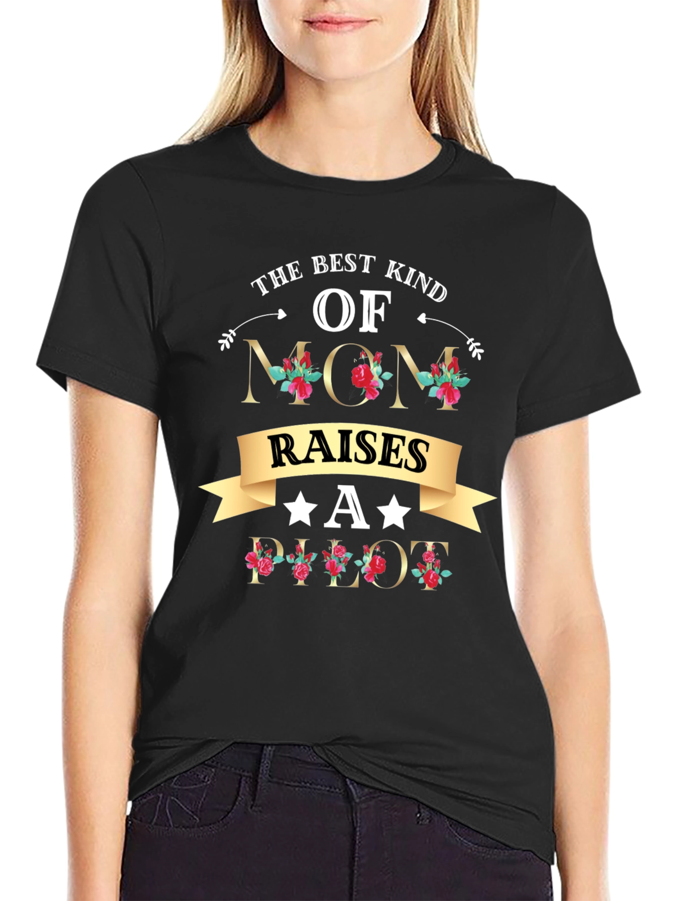 Best Mom Raises a Pilot T-Shirt