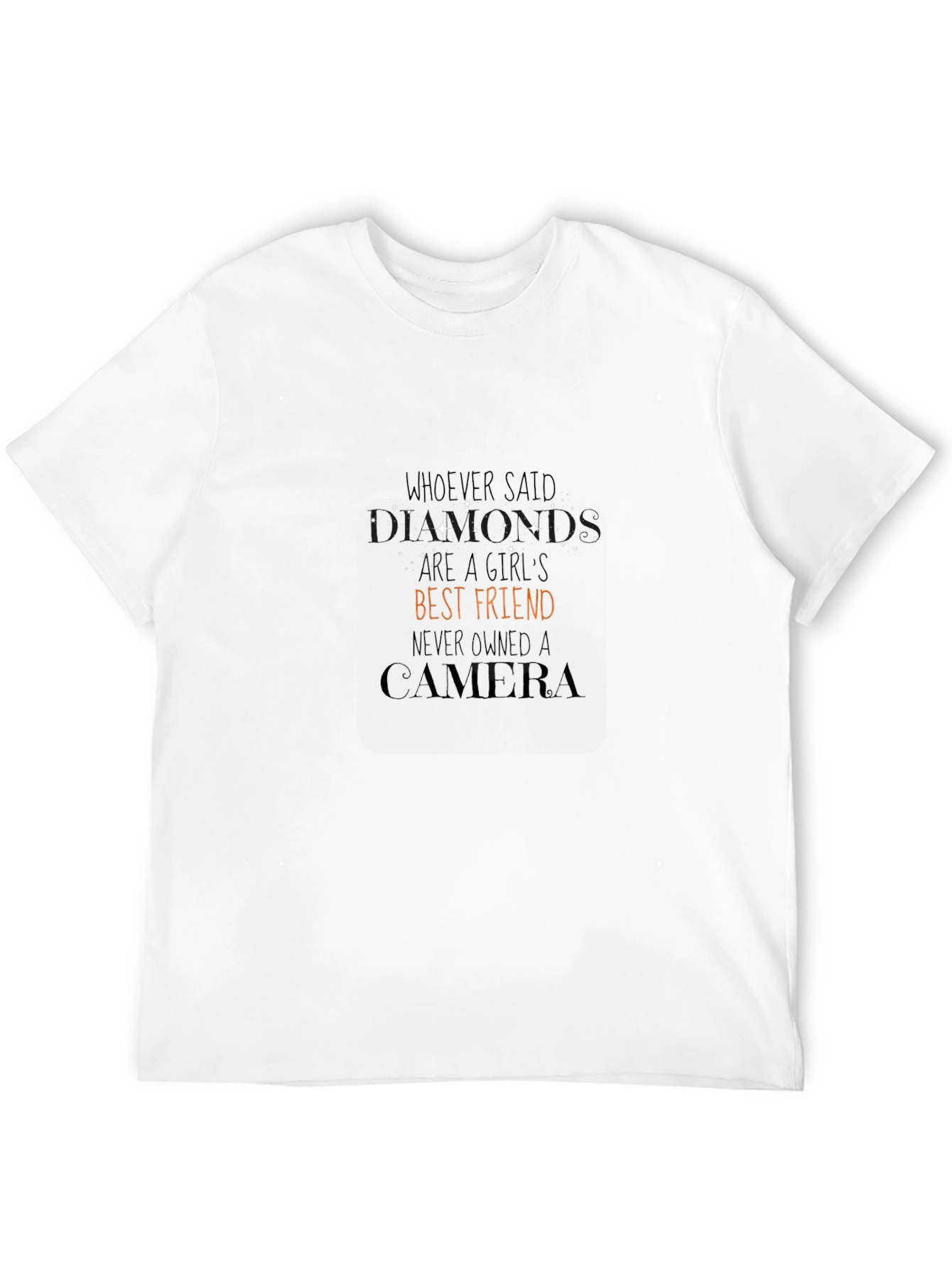 Camera is a Girls Best Friend Graphic T-Shirt