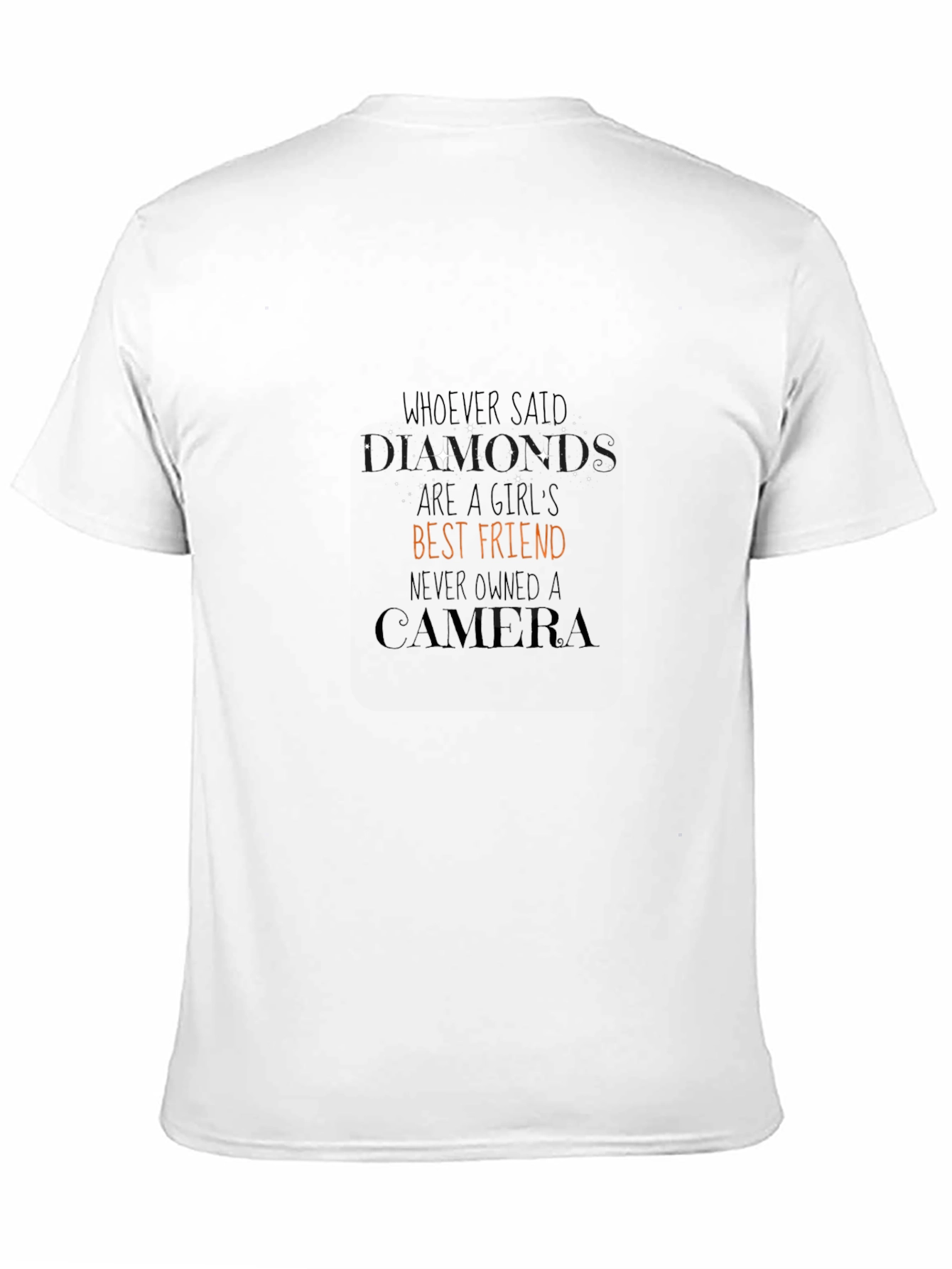 Camera is a Girls Best Friend Graphic T-Shirt