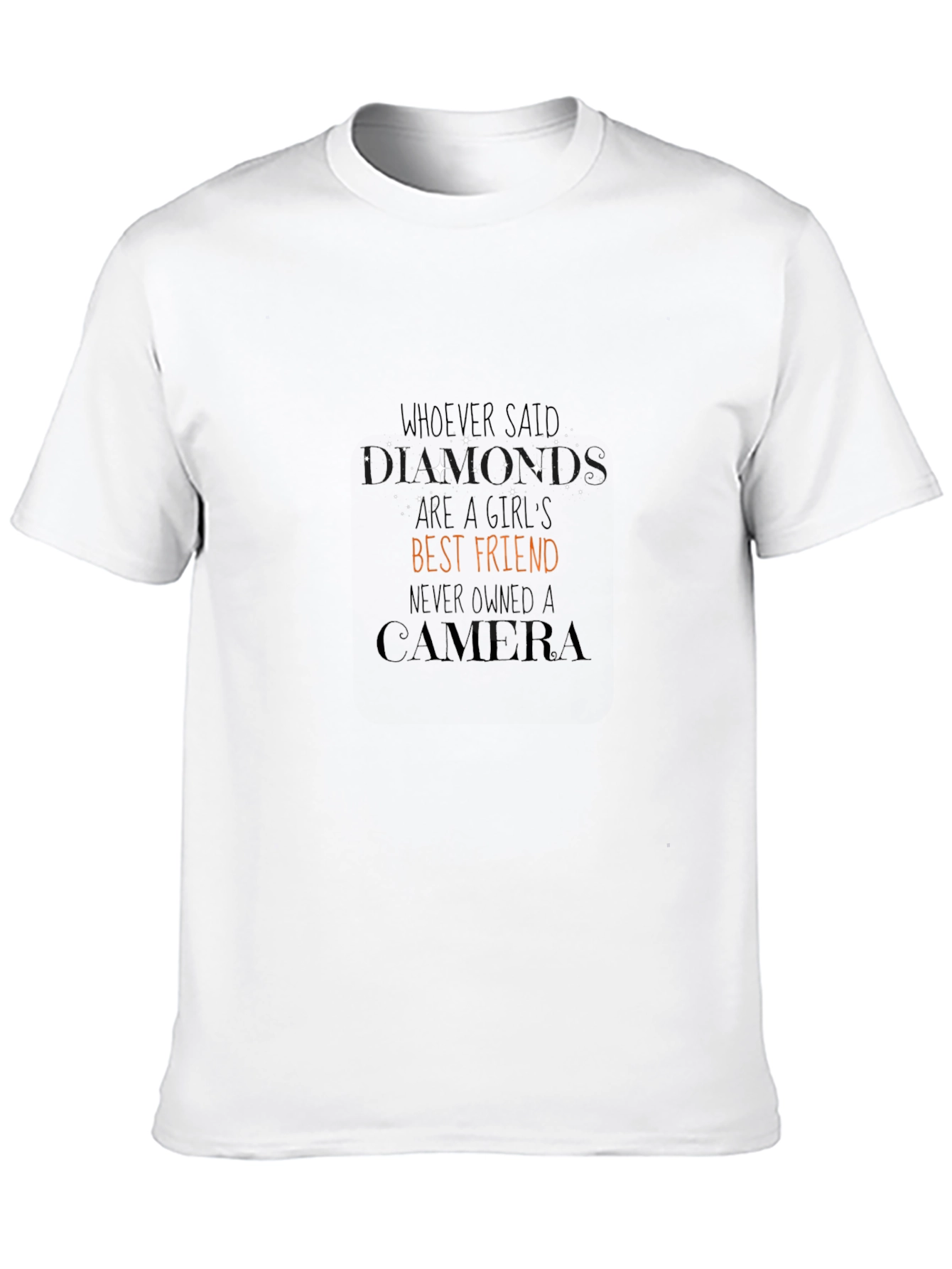 Camera is a Girls Best Friend Graphic T-Shirt