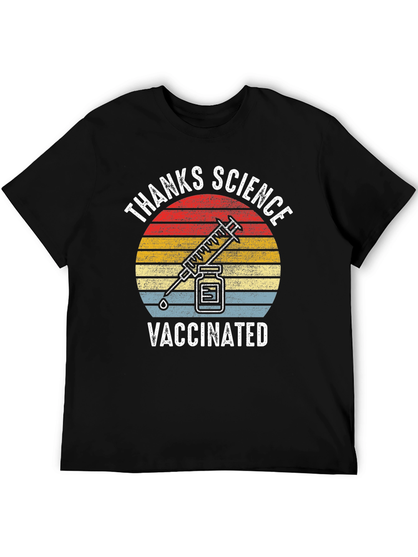 Thanks Science Vaccinated Graphic Tee