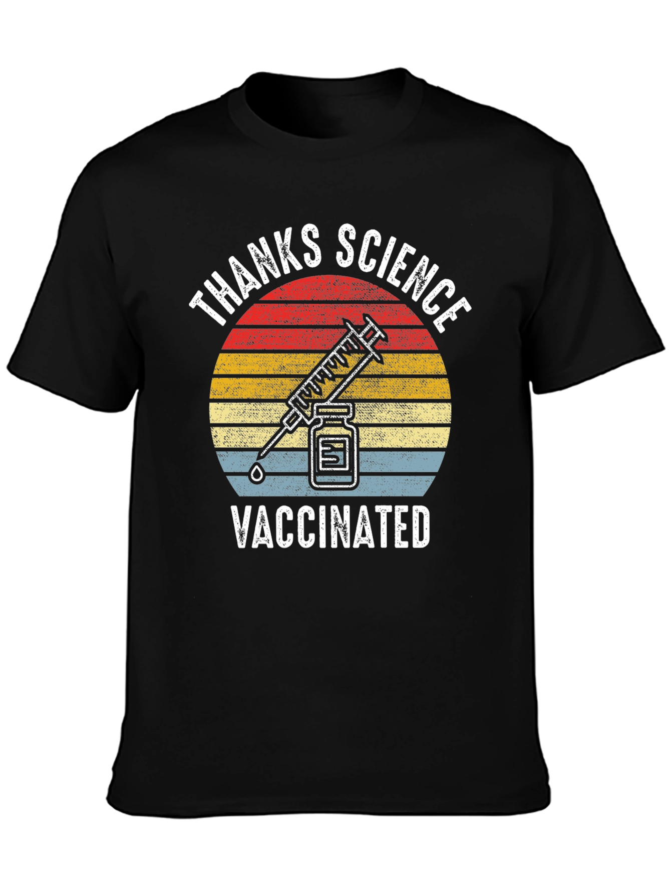 Thanks Science Vaccinated Graphic Tee