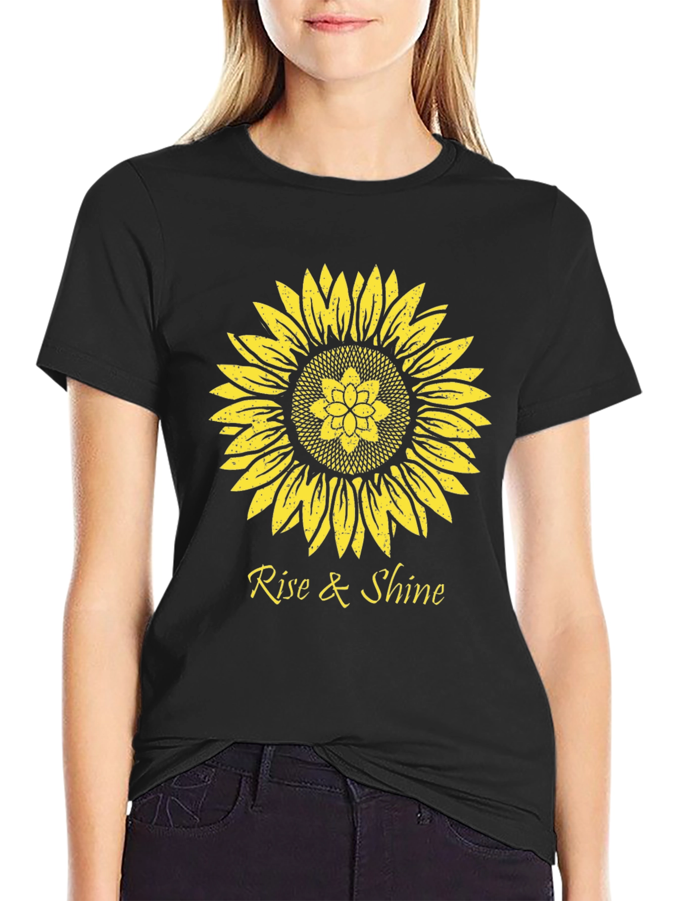 Sunflower Rise & Shine Graphic T-Shirt