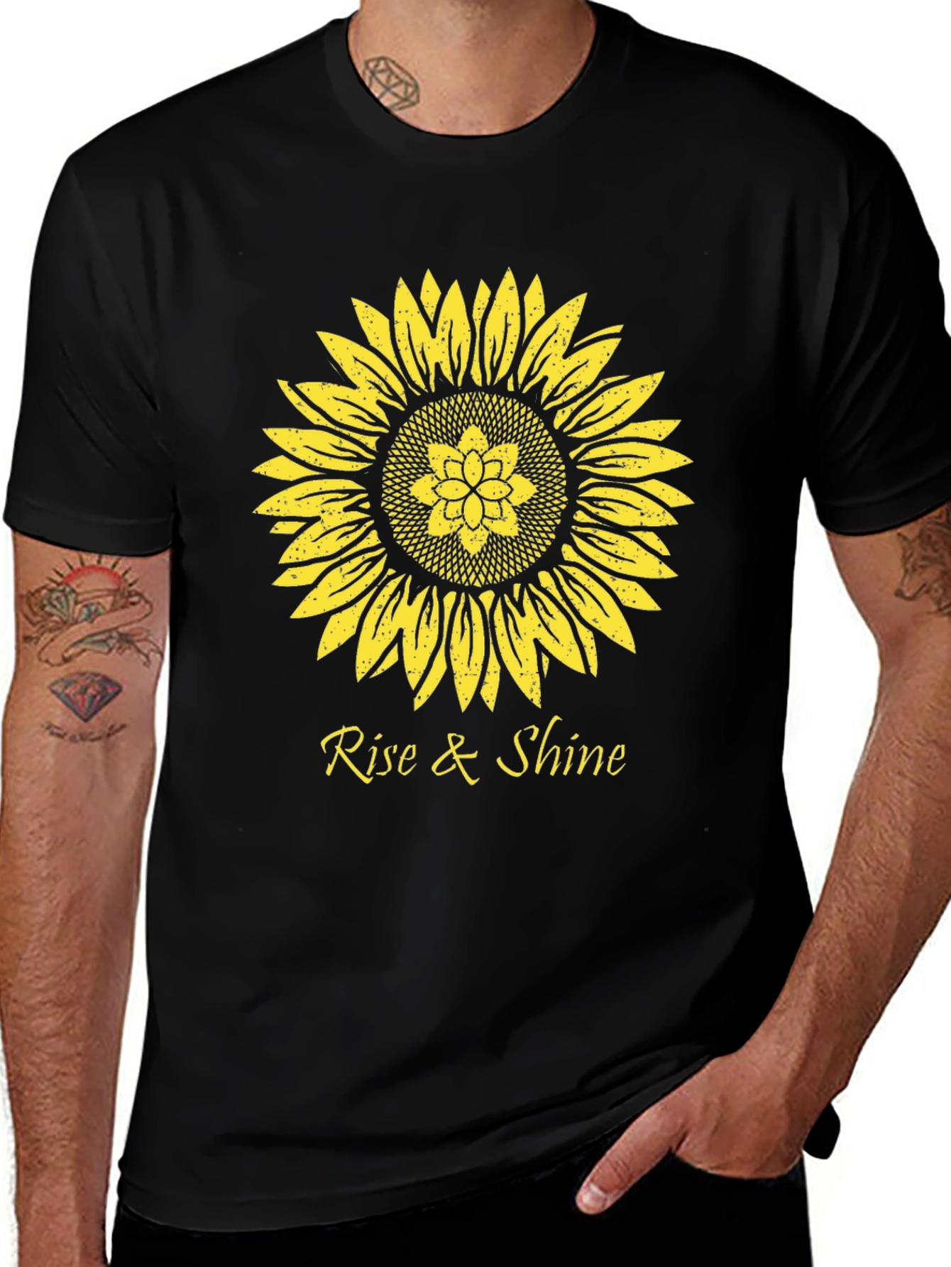 Sunflower Rise & Shine Graphic T-Shirt