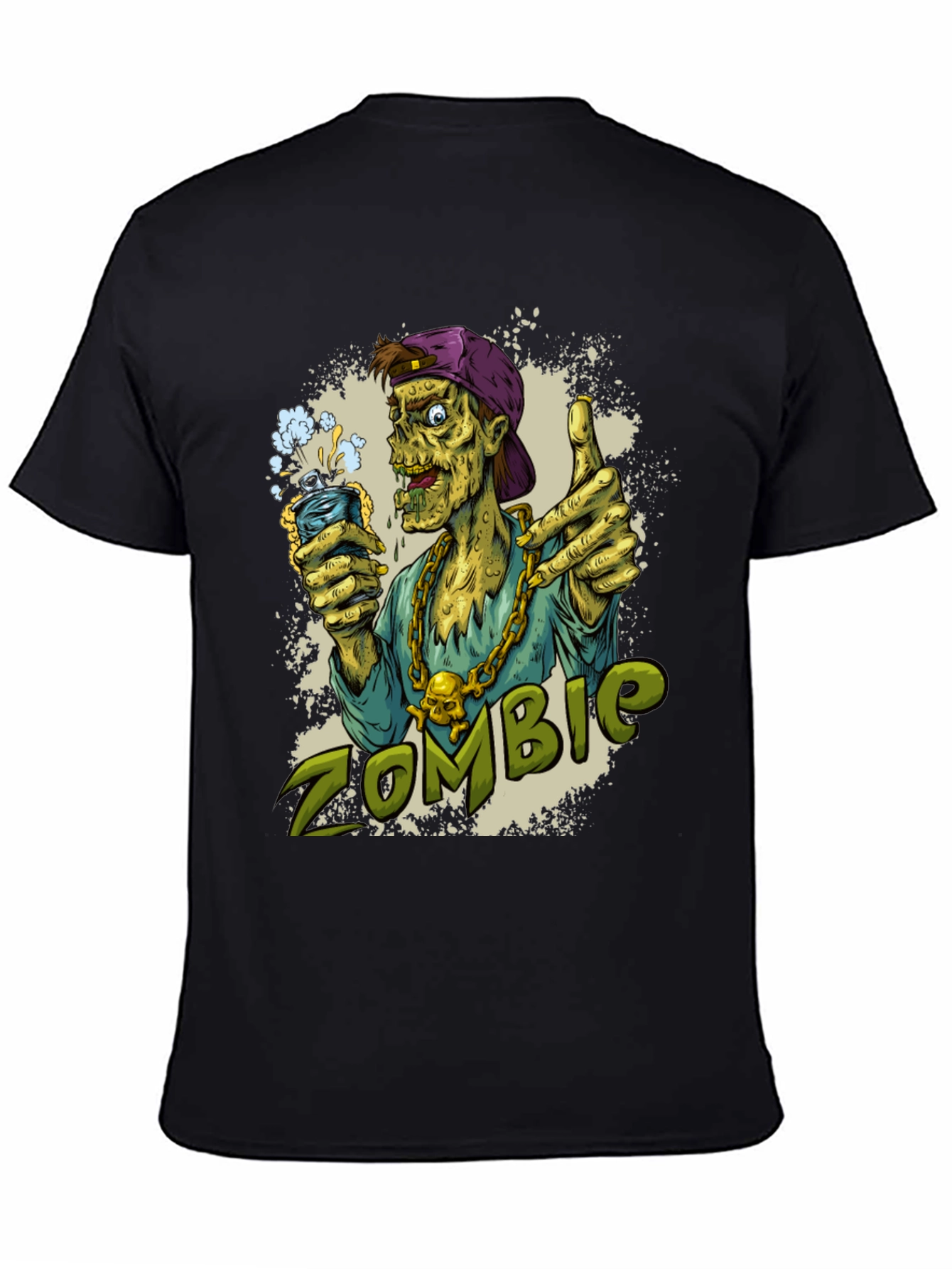 Zombie Graphic Print T-Shirt