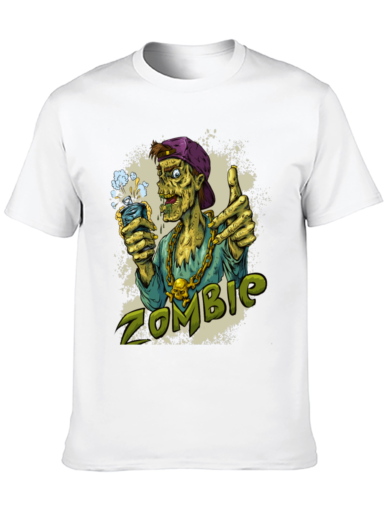 Zombie Graphic Print T-Shirt