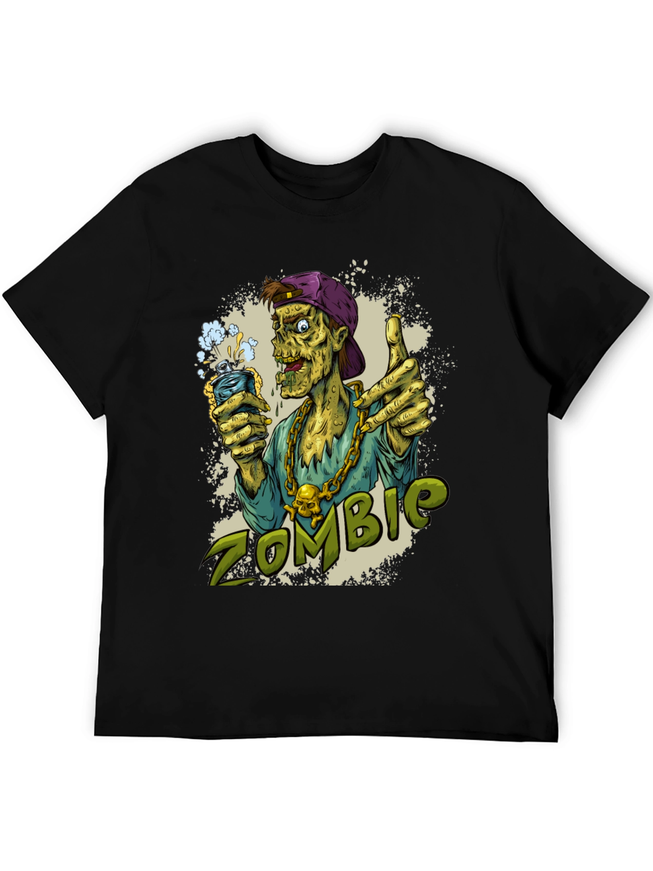 Zombie Graphic Print T-Shirt