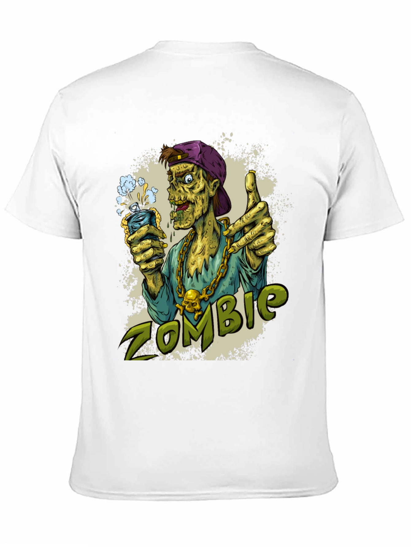 Zombie Graphic Print T-Shirt