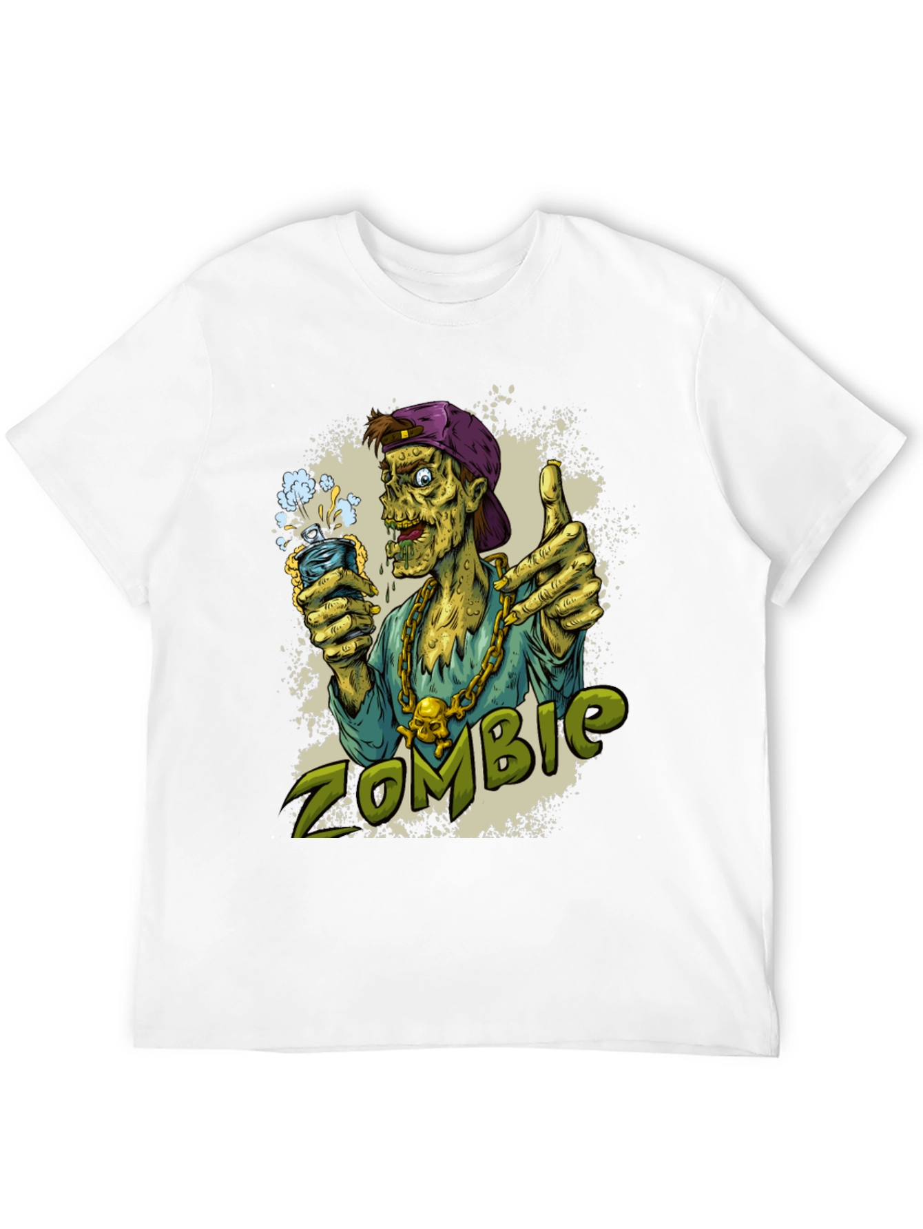 Zombie Graphic Print T-Shirt