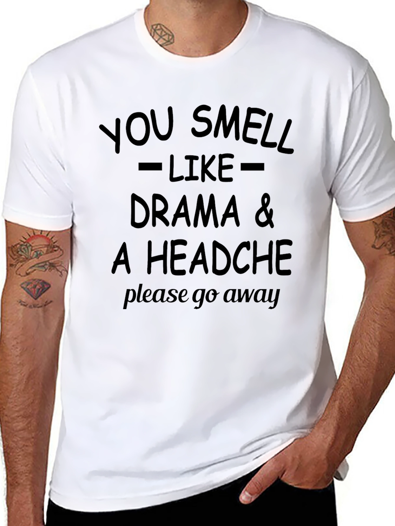 Drama Headache T-Shirt - Funny Sarcastic Tee