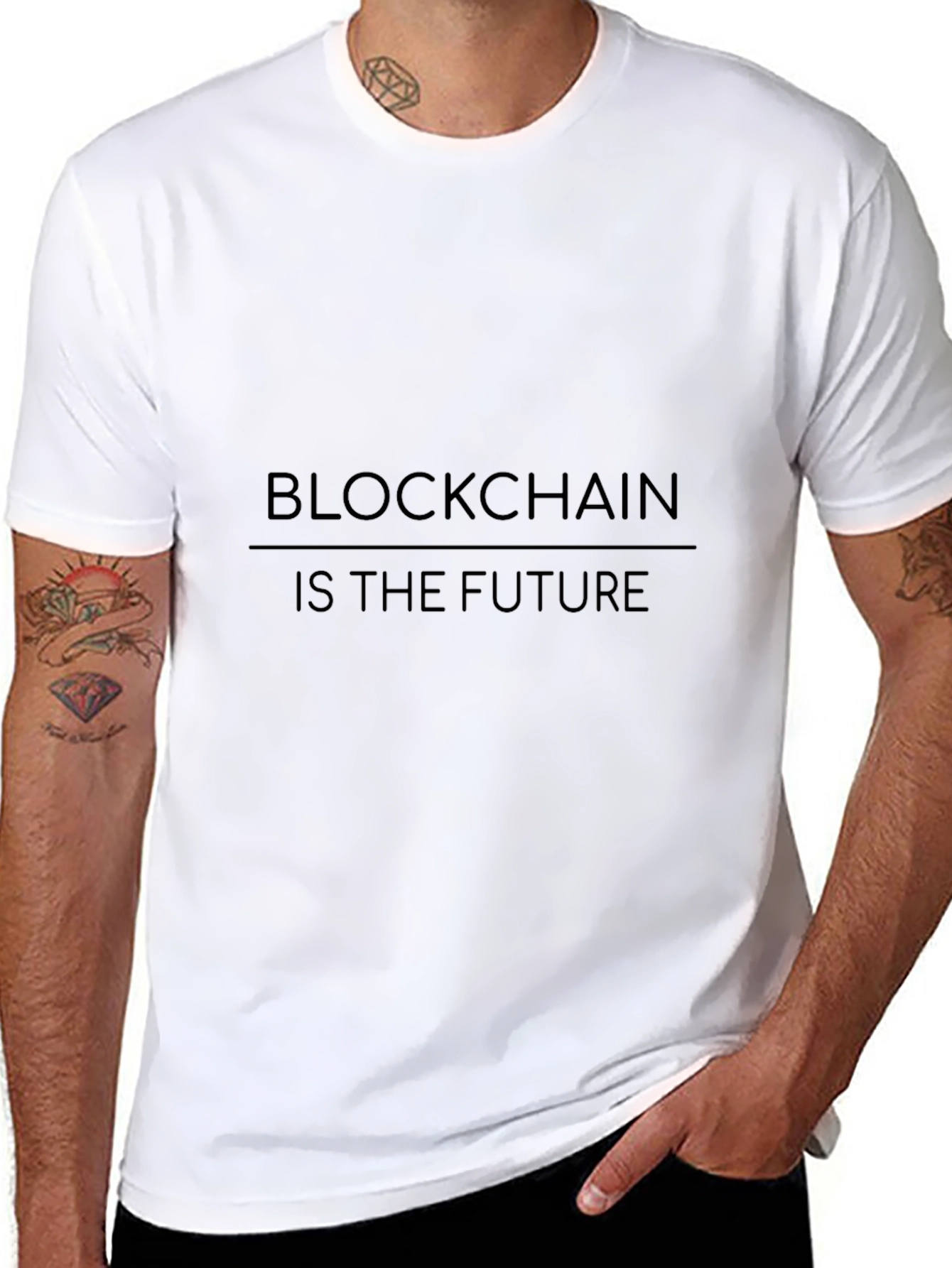 Blockchain is the Future Black T-Shirt