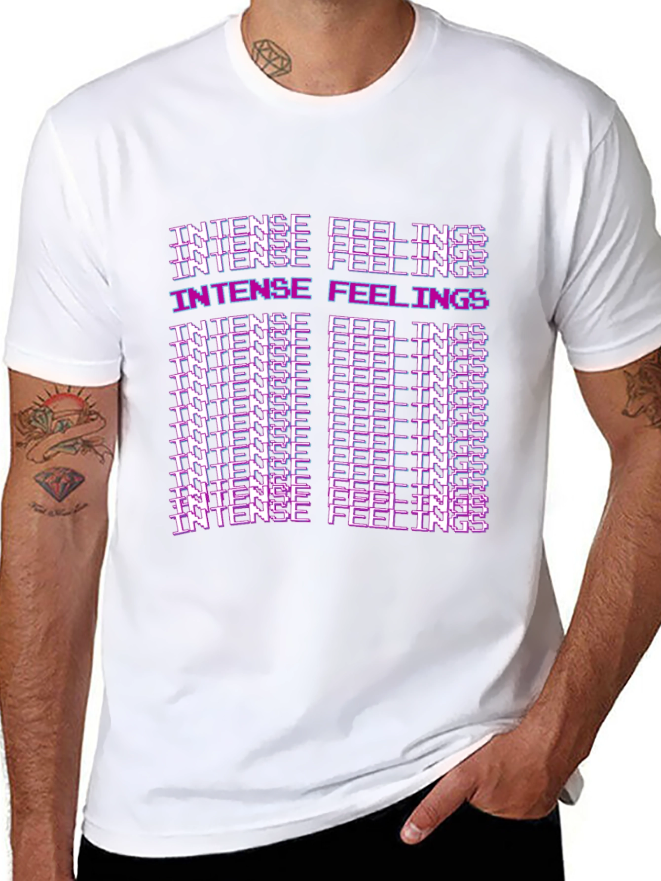 Intense Feelings Graphic Print T-Shirt