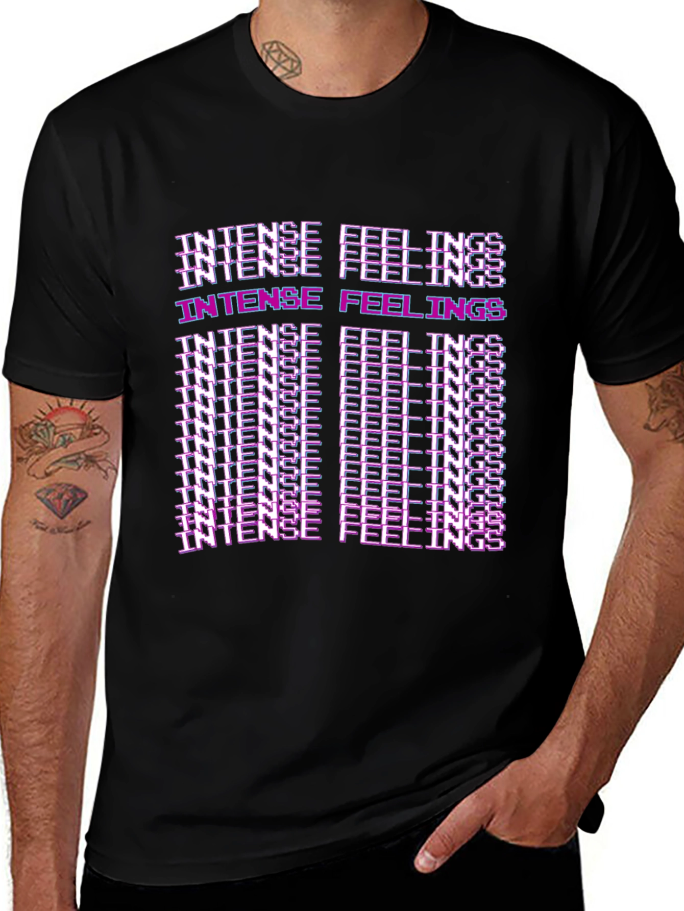 Intense Feelings Graphic Print T-Shirt