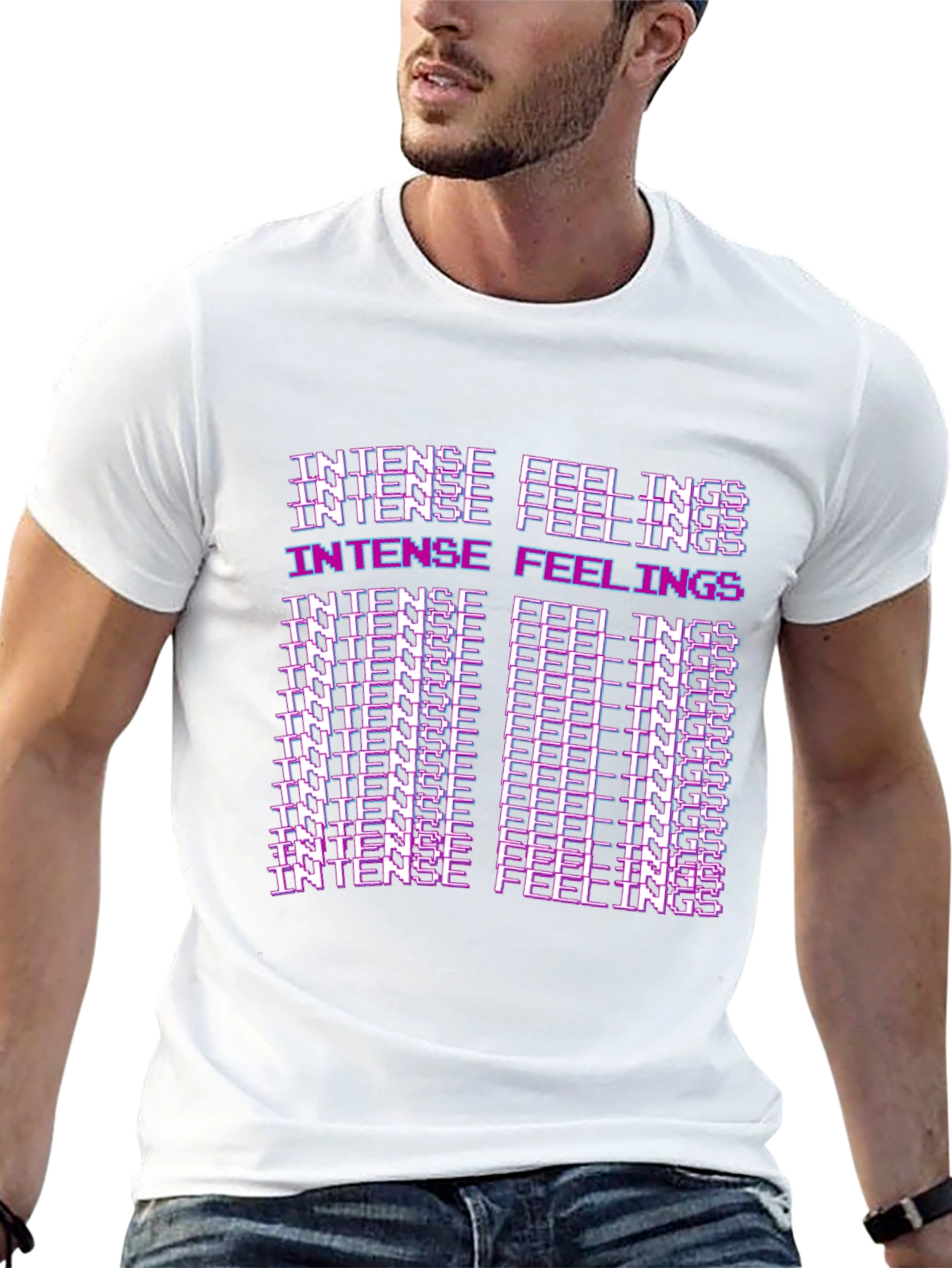 Intense Feelings Graphic Print T-Shirt