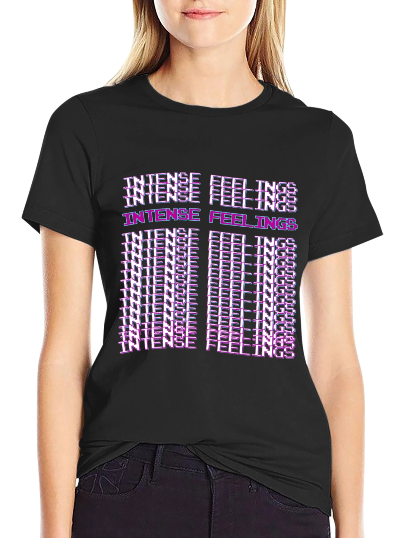 Intense Feelings Graphic Print T-Shirt