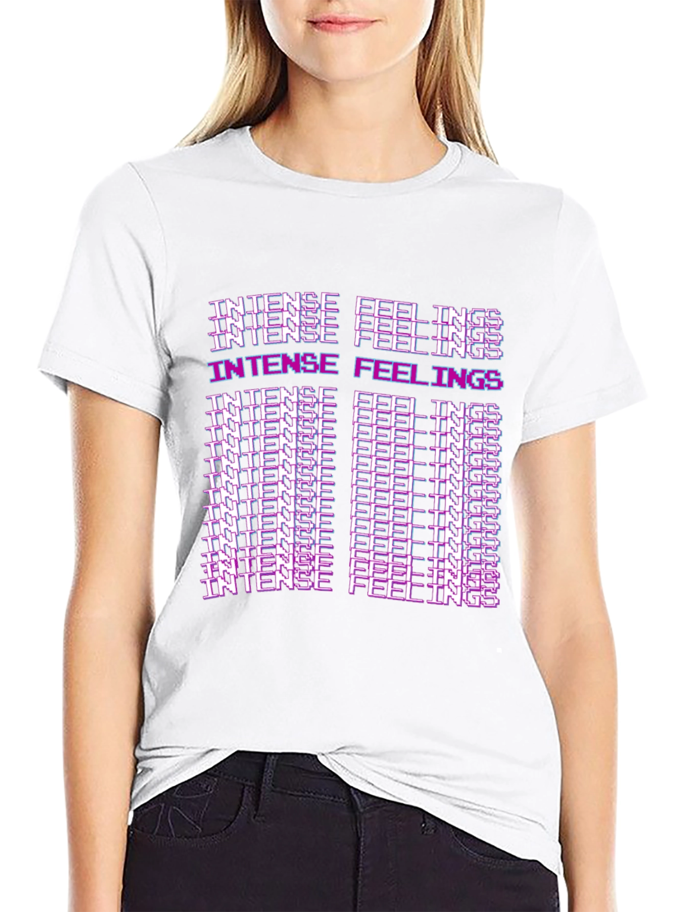 Intense Feelings Graphic Print T-Shirt