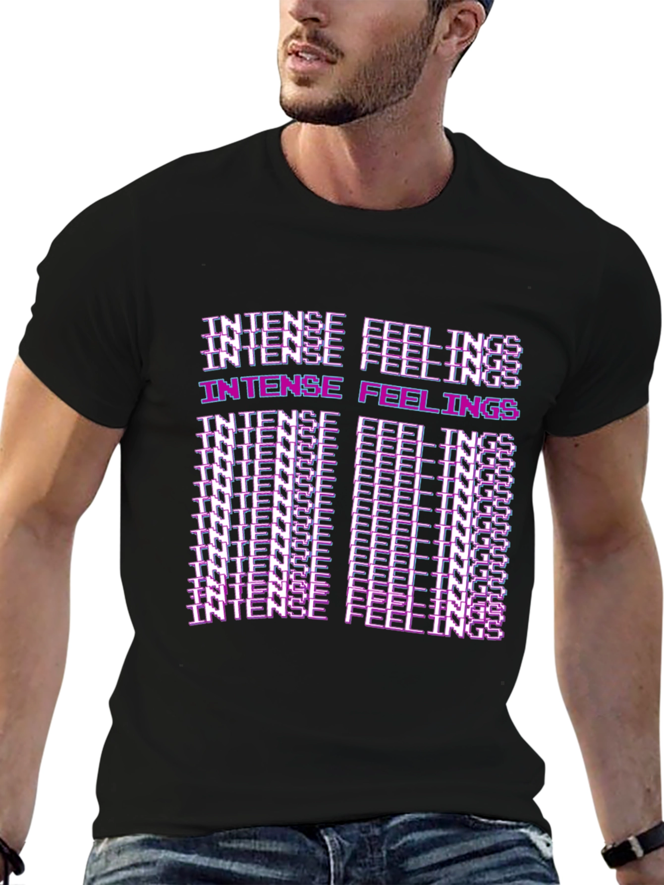 Intense Feelings Graphic Print T-Shirt