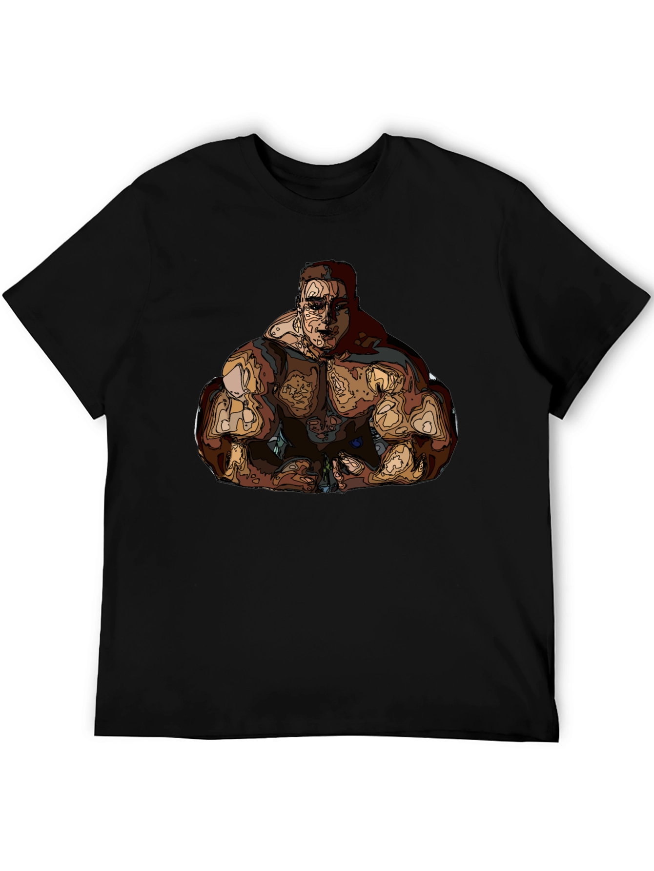 Muscle Man Graphic Tee - Bold Statement T-Shirt