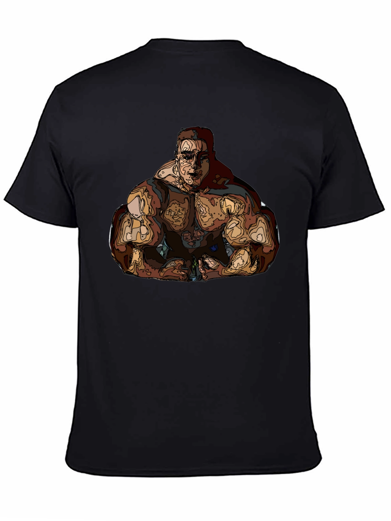 Muscle Man Graphic Tee - Bold Statement T-Shirt