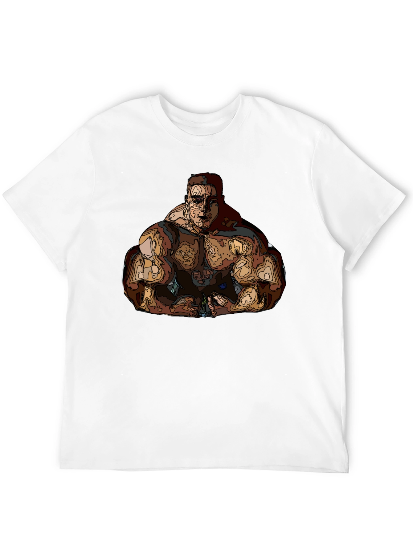 Muscle Man Graphic Tee - Bold Statement T-Shirt