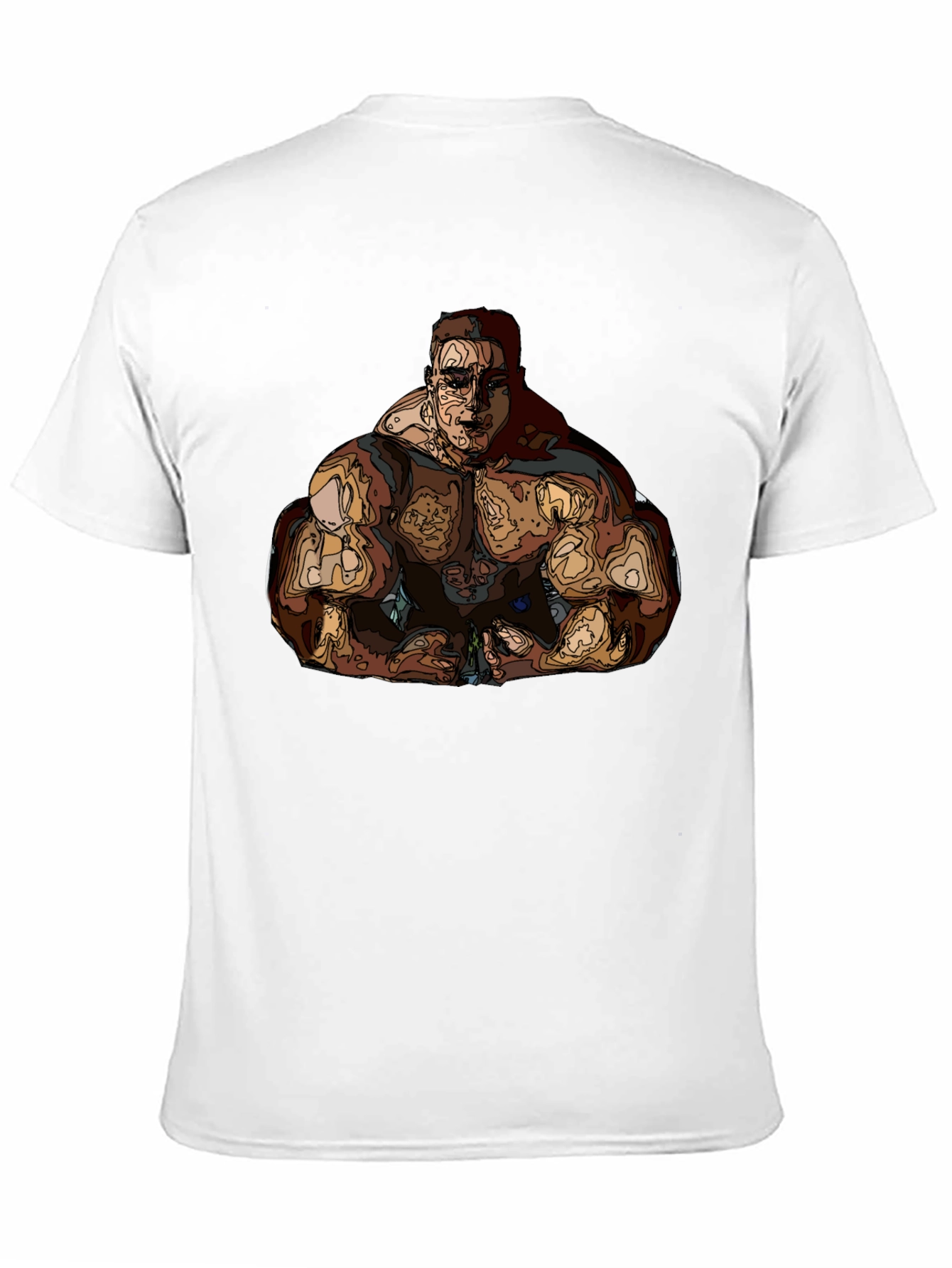 Muscle Man Graphic Tee - Bold Statement T-Shirt