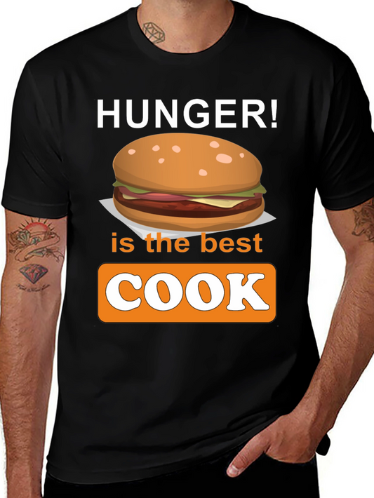 Hunger is the Best Cook T-Shirt - Foodie Apparel