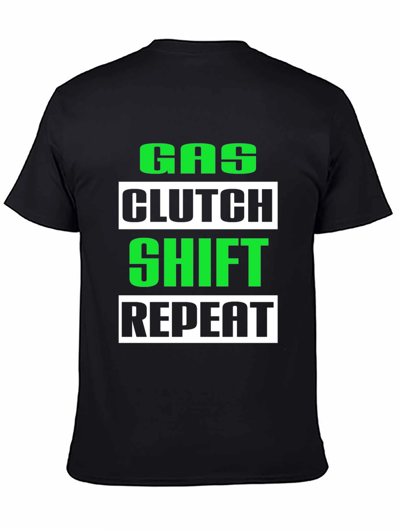 Gas Clutch Shift Repeat Graphic Tee