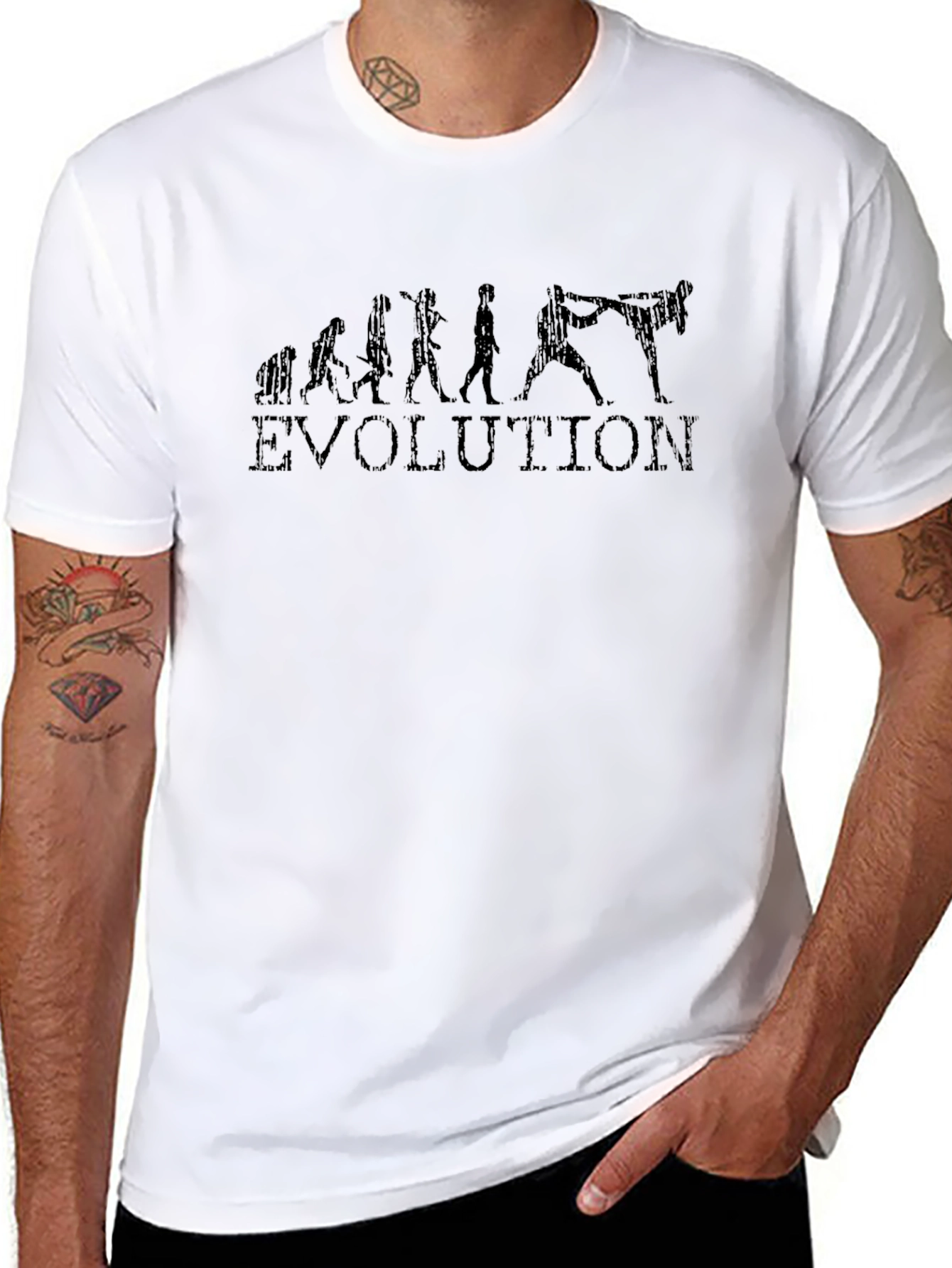Evolution of Martial Arts Black T-Shirt