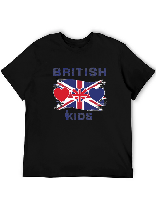 British Kids Flag Heart T-Shirt