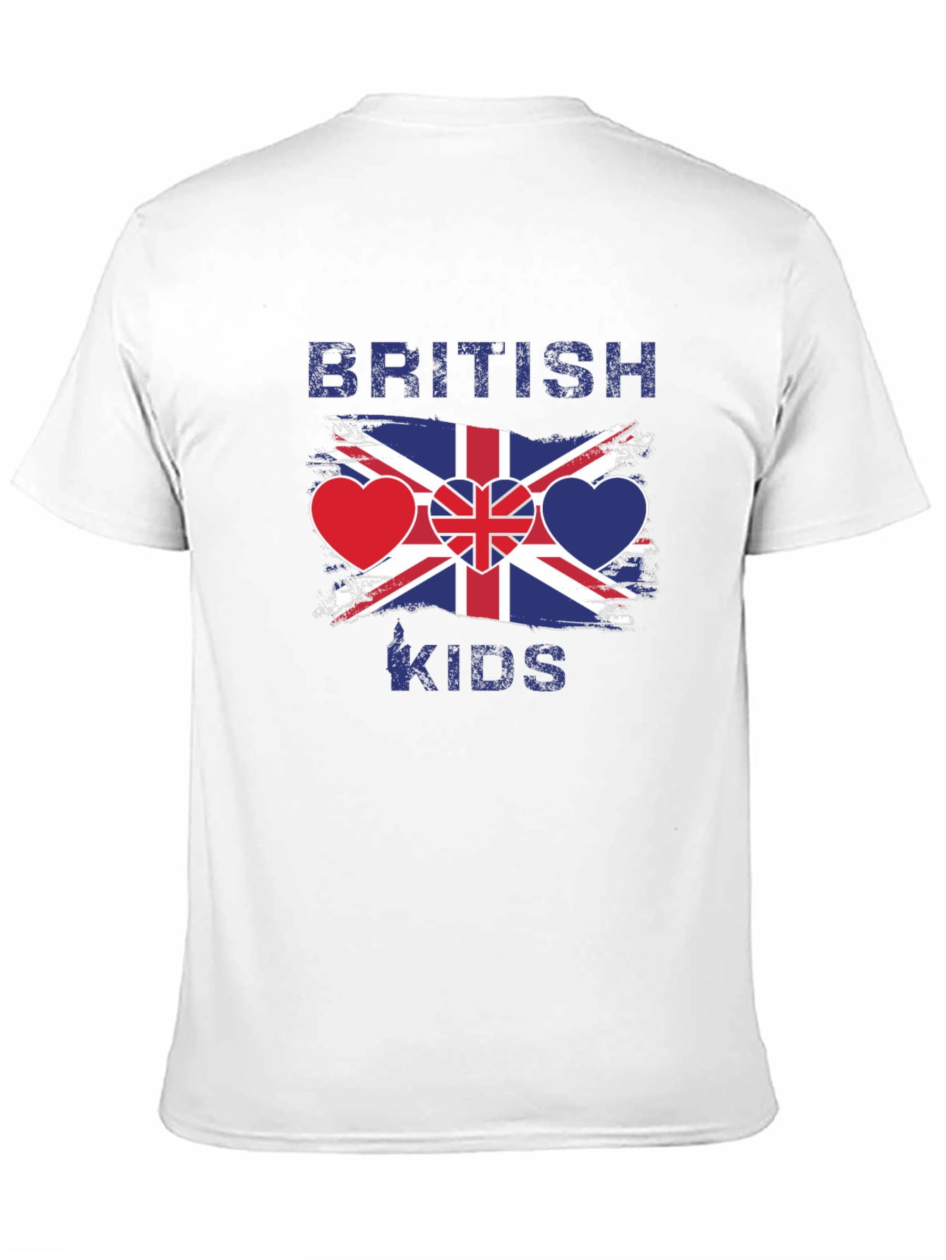 British Kids Flag Heart T-Shirt