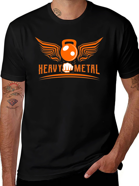 Heavy Metal Kettlebell Graphic T-Shirt
