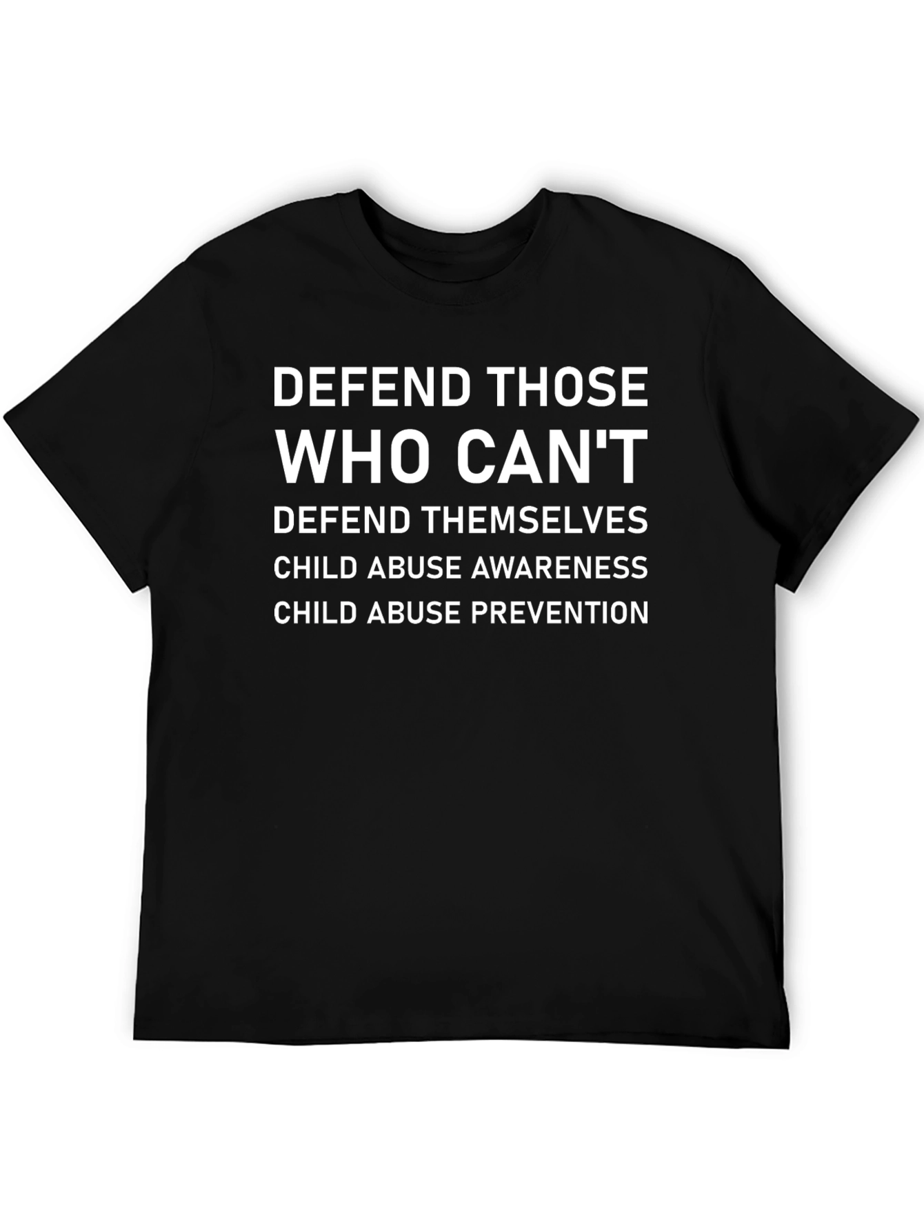 Defend Those Who Cant Awareness T-Shirt
