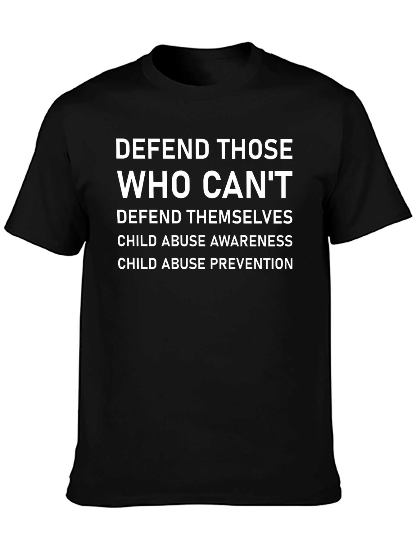 Defend Those Who Cant Awareness T-Shirt