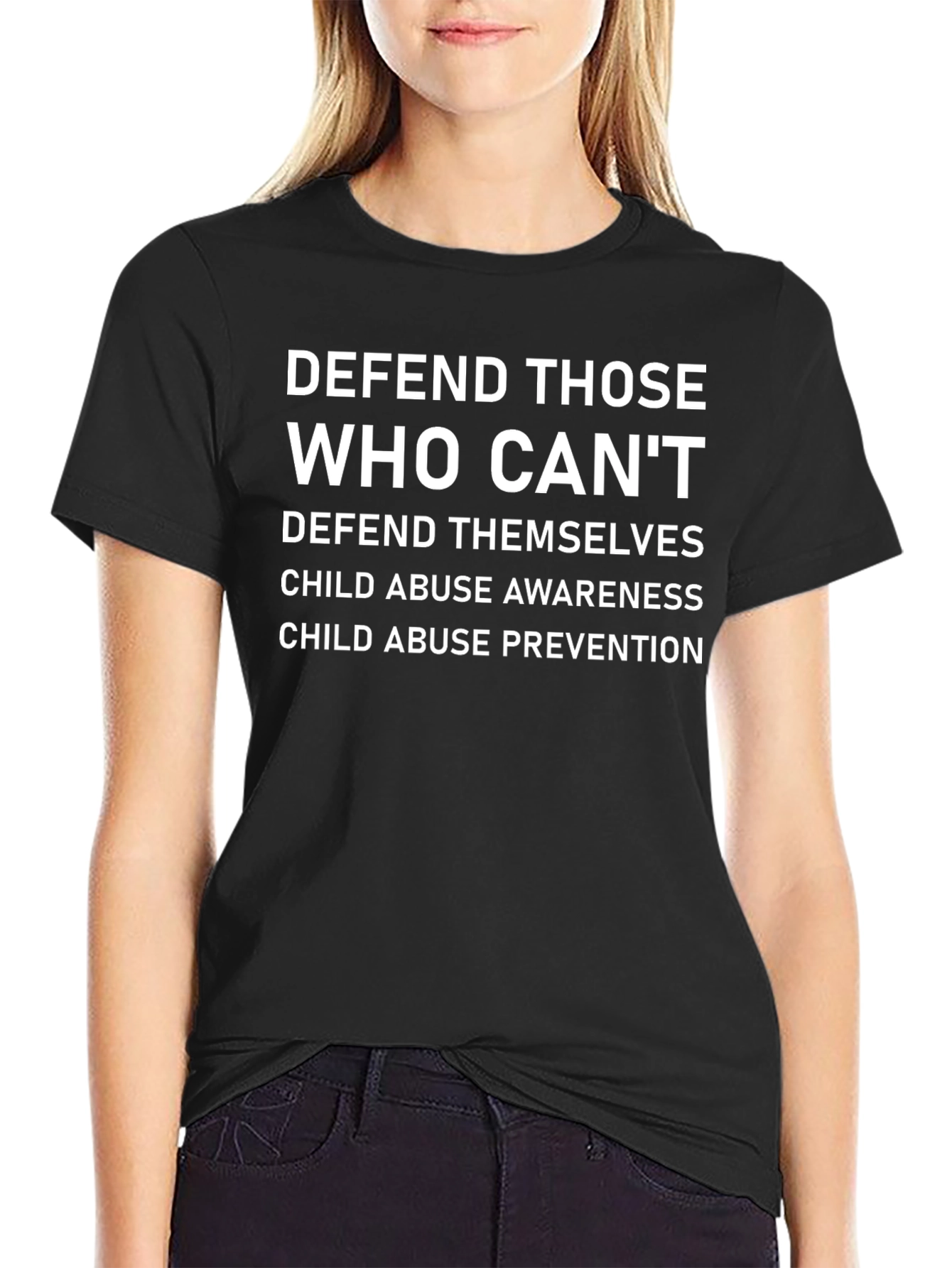 Defend Those Who Cant Awareness T-Shirt