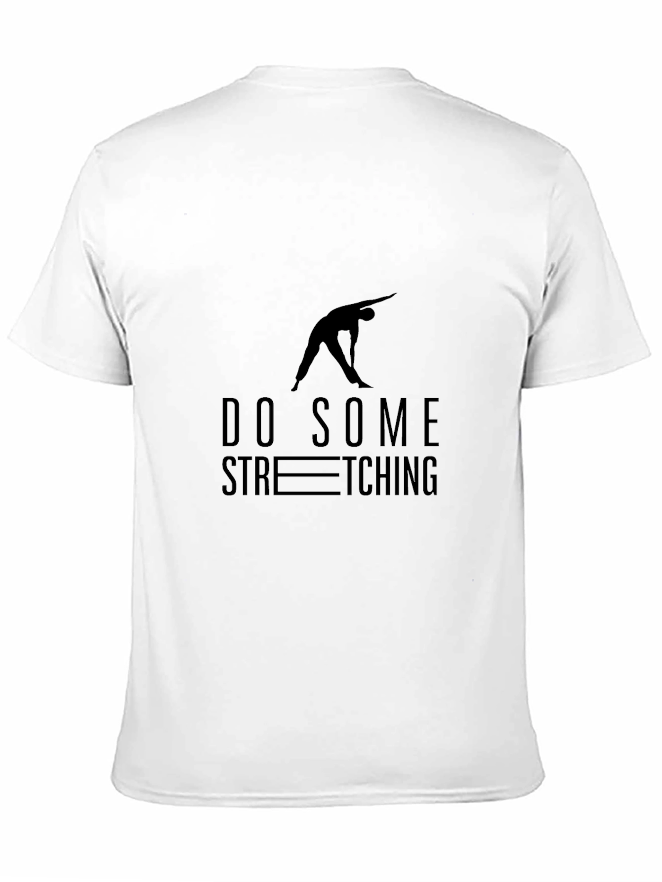 Do Some Stretching Black T-Shirt