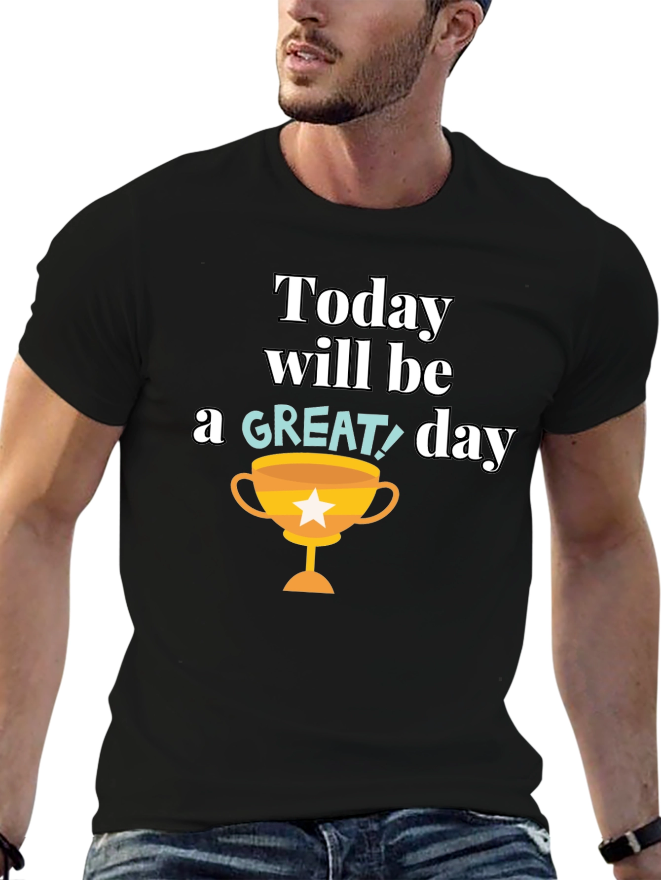 Great Day Graphic Tee - Motivational Shirt