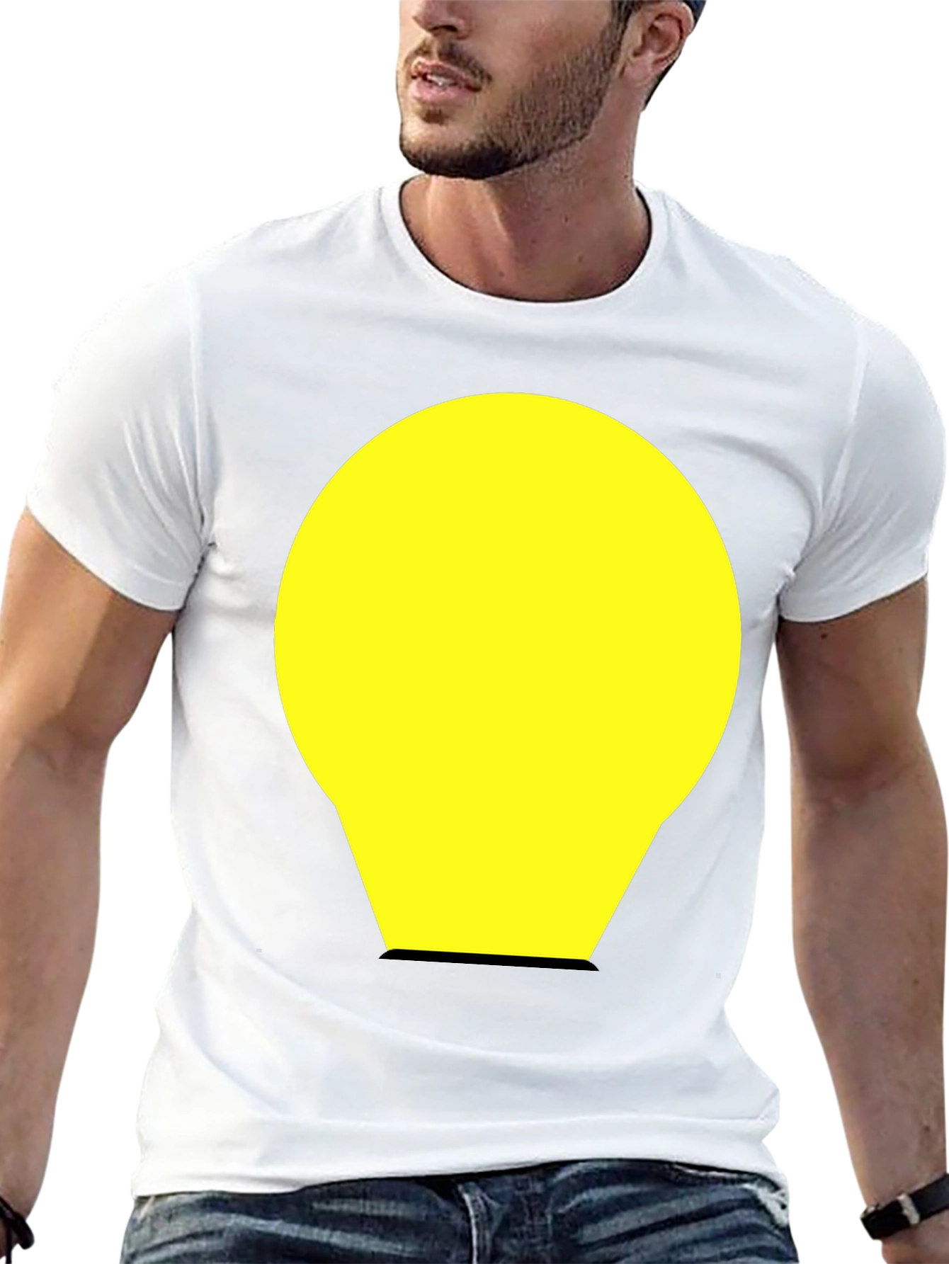 Statement Yellow Graphic Tee