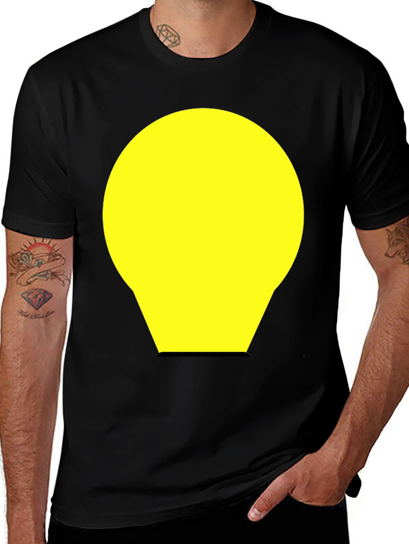 Statement Yellow Graphic Tee