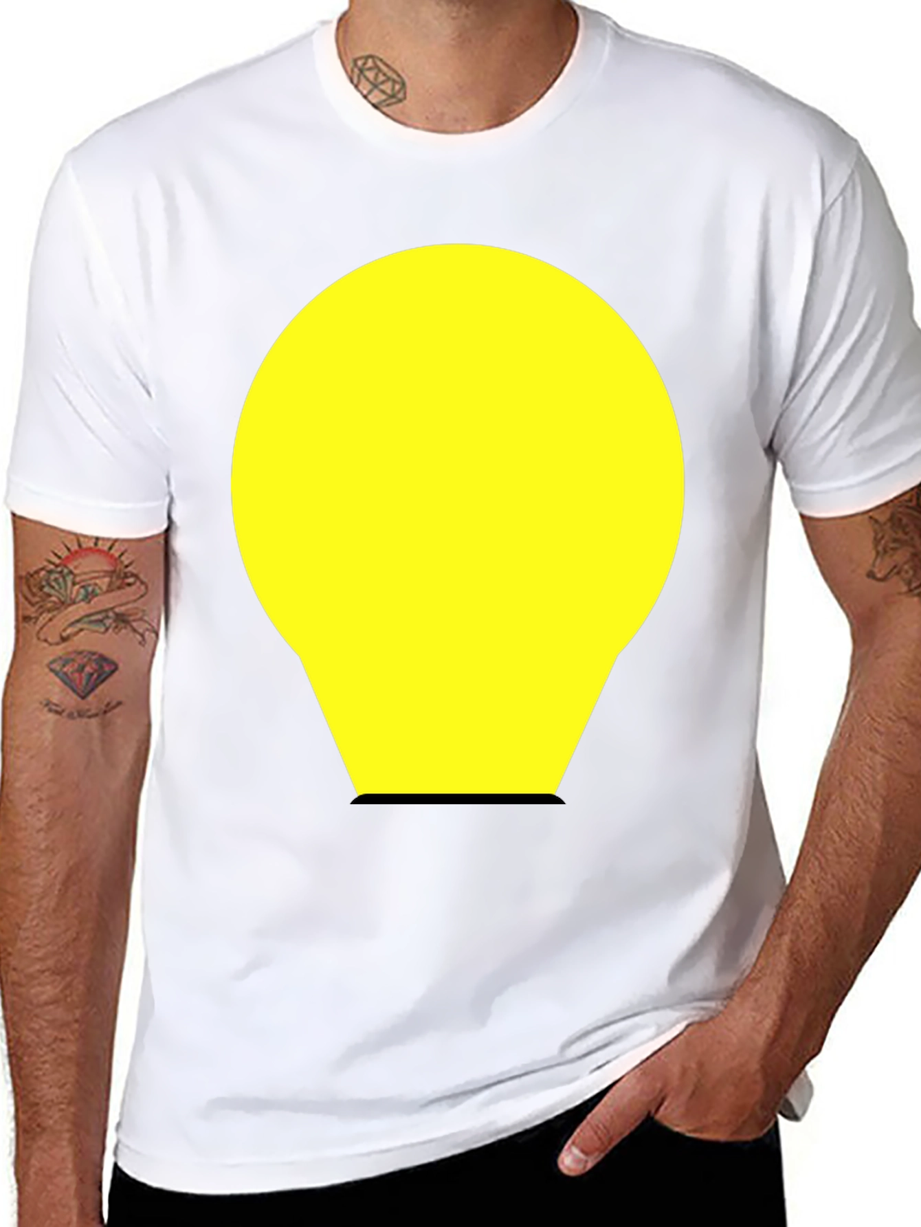 Statement Yellow Graphic Tee