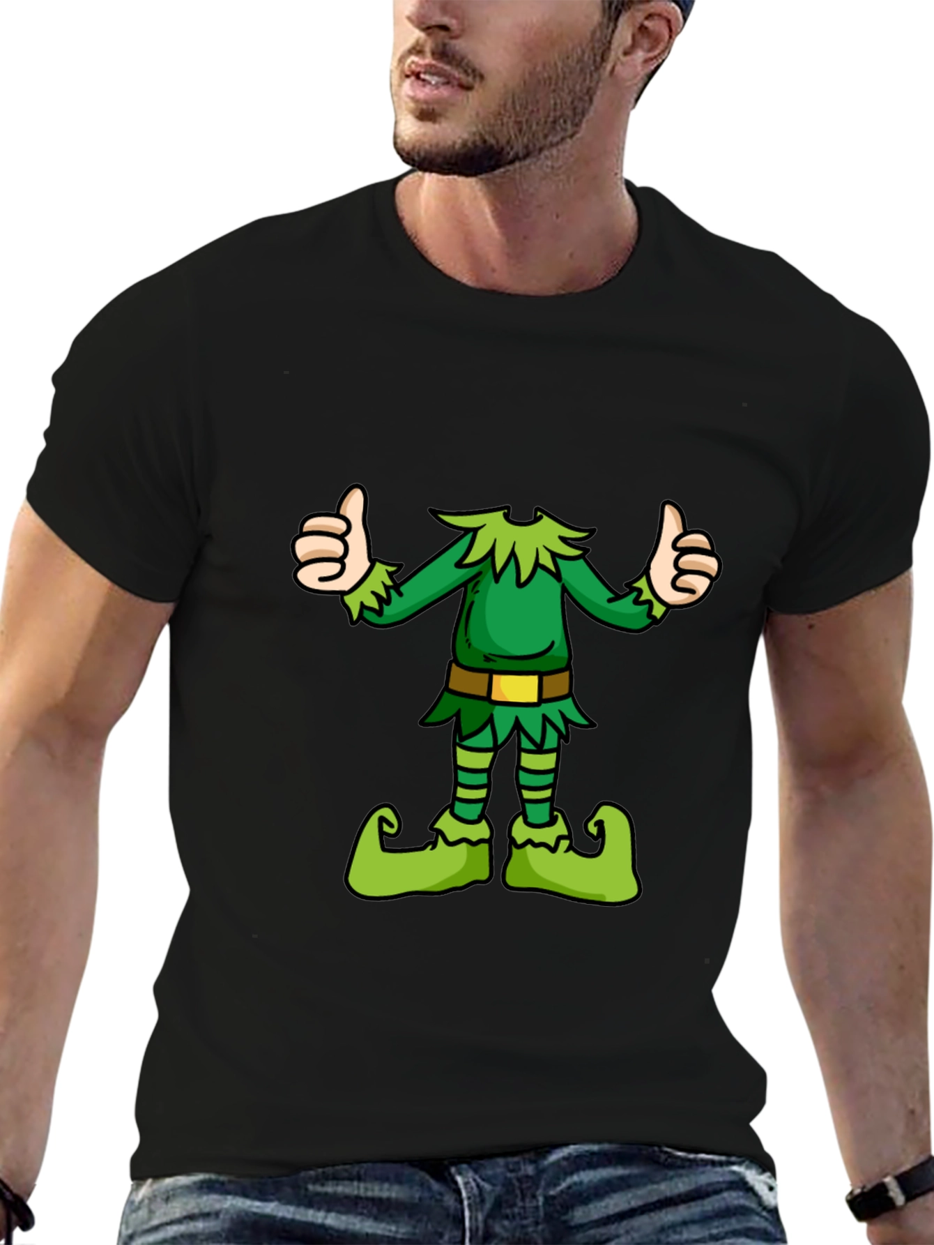 Festive Elf T-Shirt: Holiday Cheer Outfit