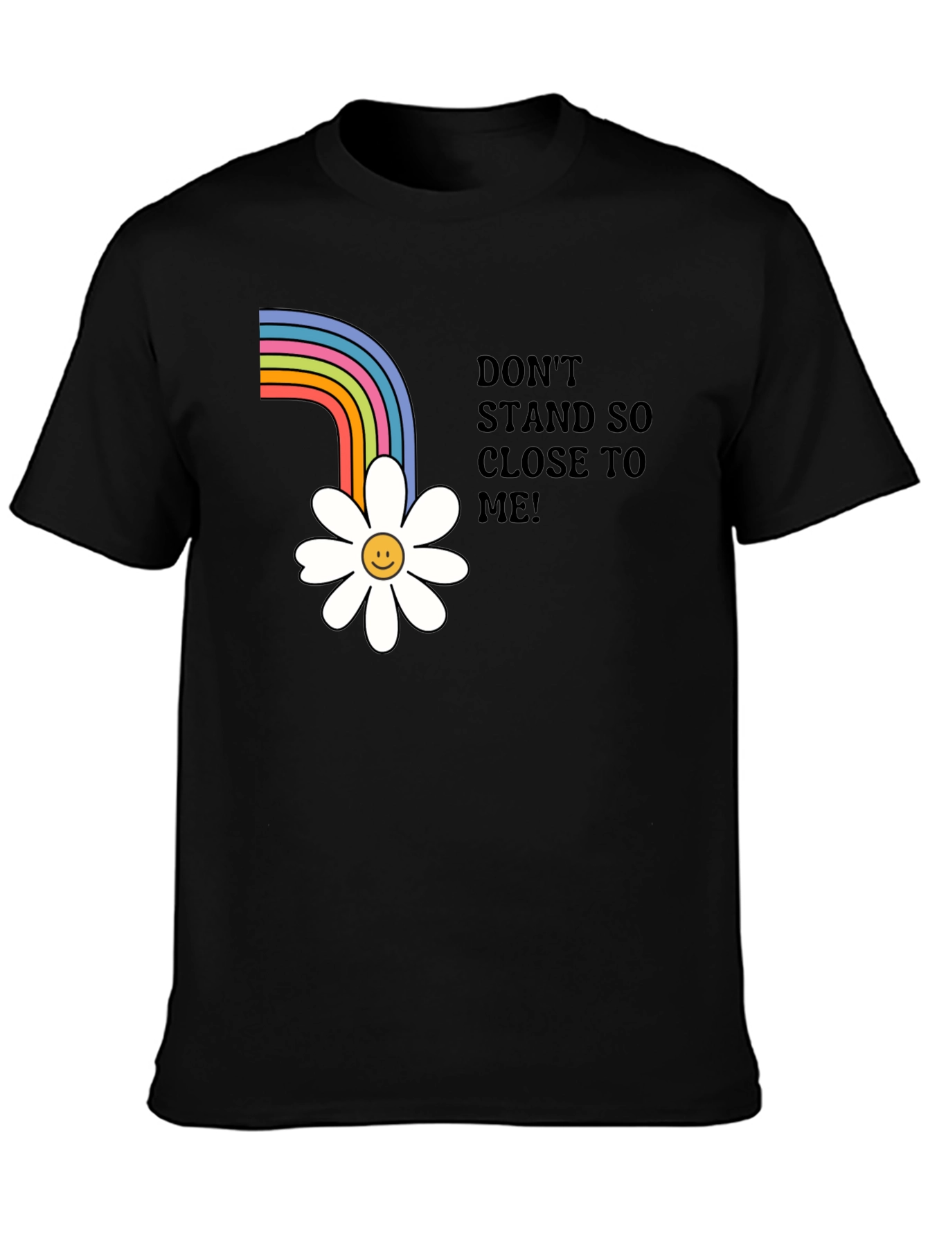 Rainbow Daisy Graphic Tee