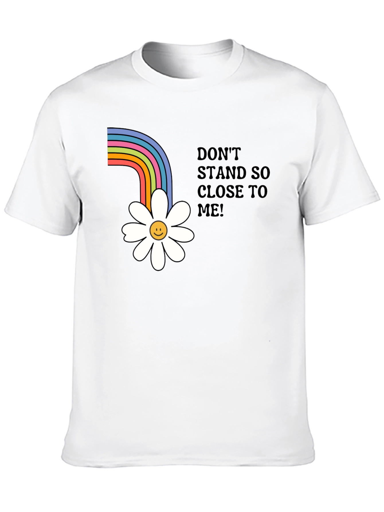 Rainbow Daisy Graphic Tee
