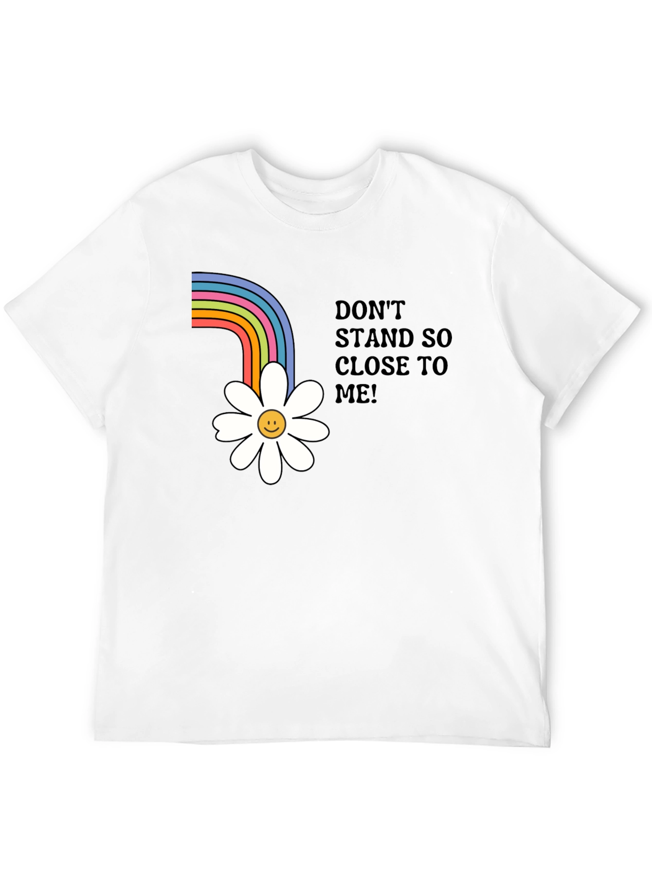 Rainbow Daisy Graphic Tee