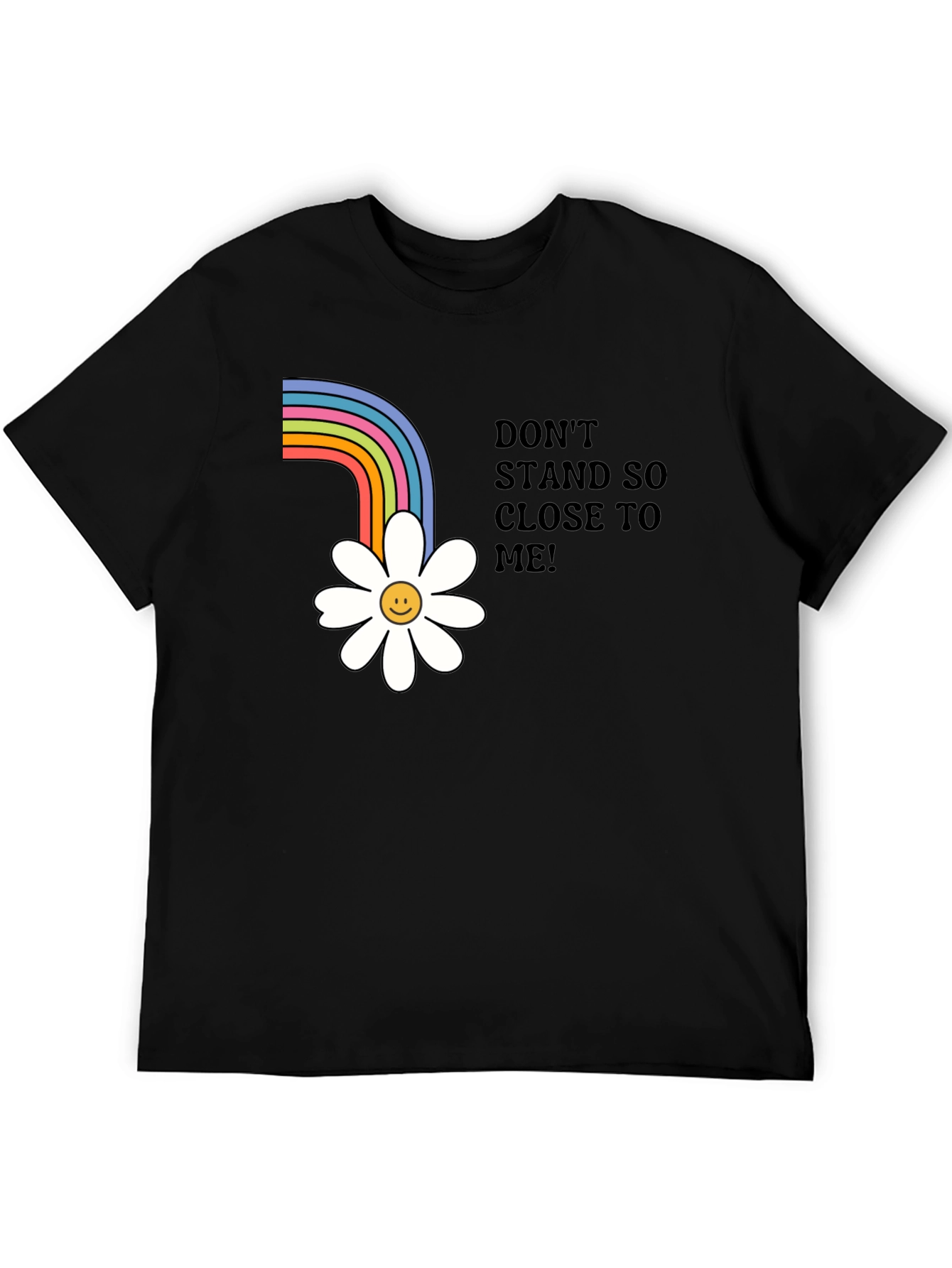 Rainbow Daisy Graphic Tee