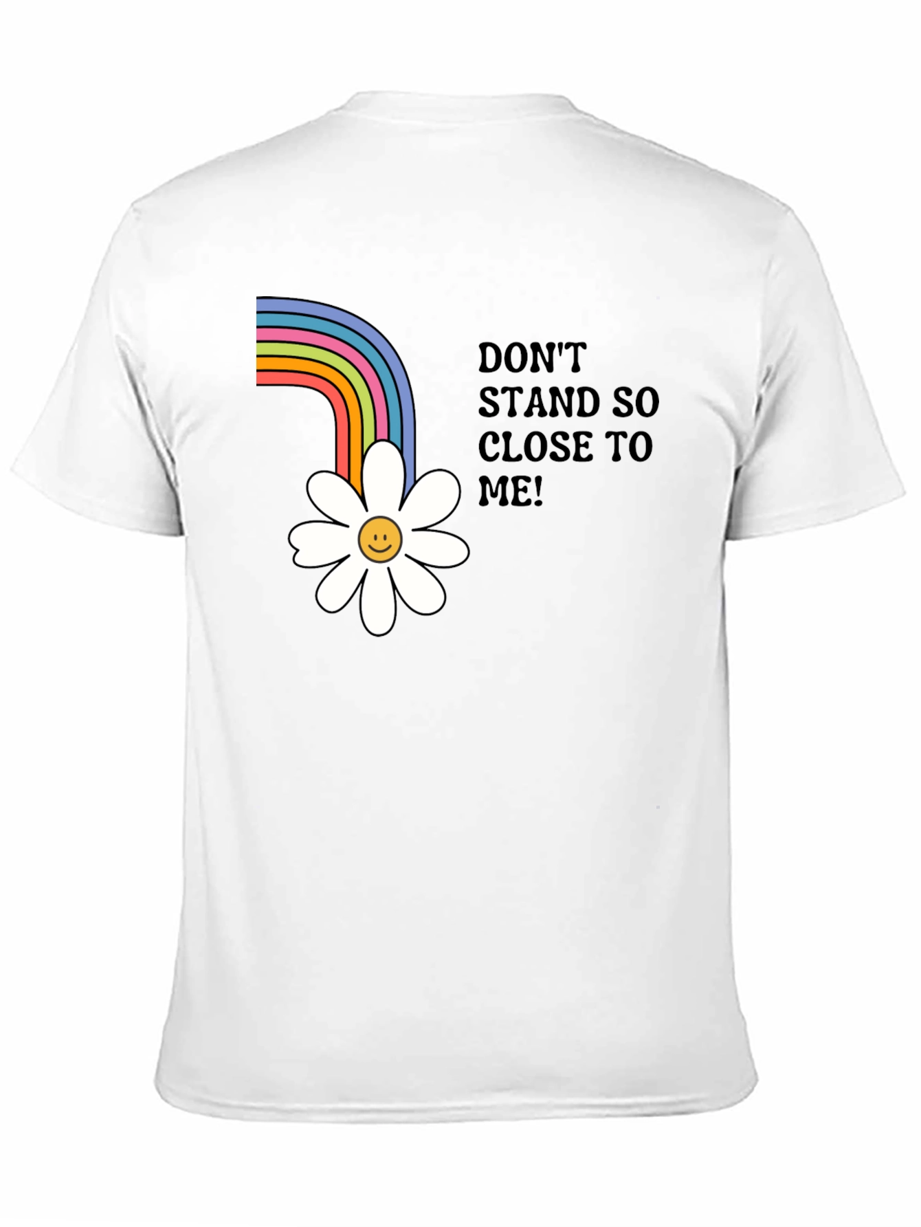 Rainbow Daisy Graphic Tee