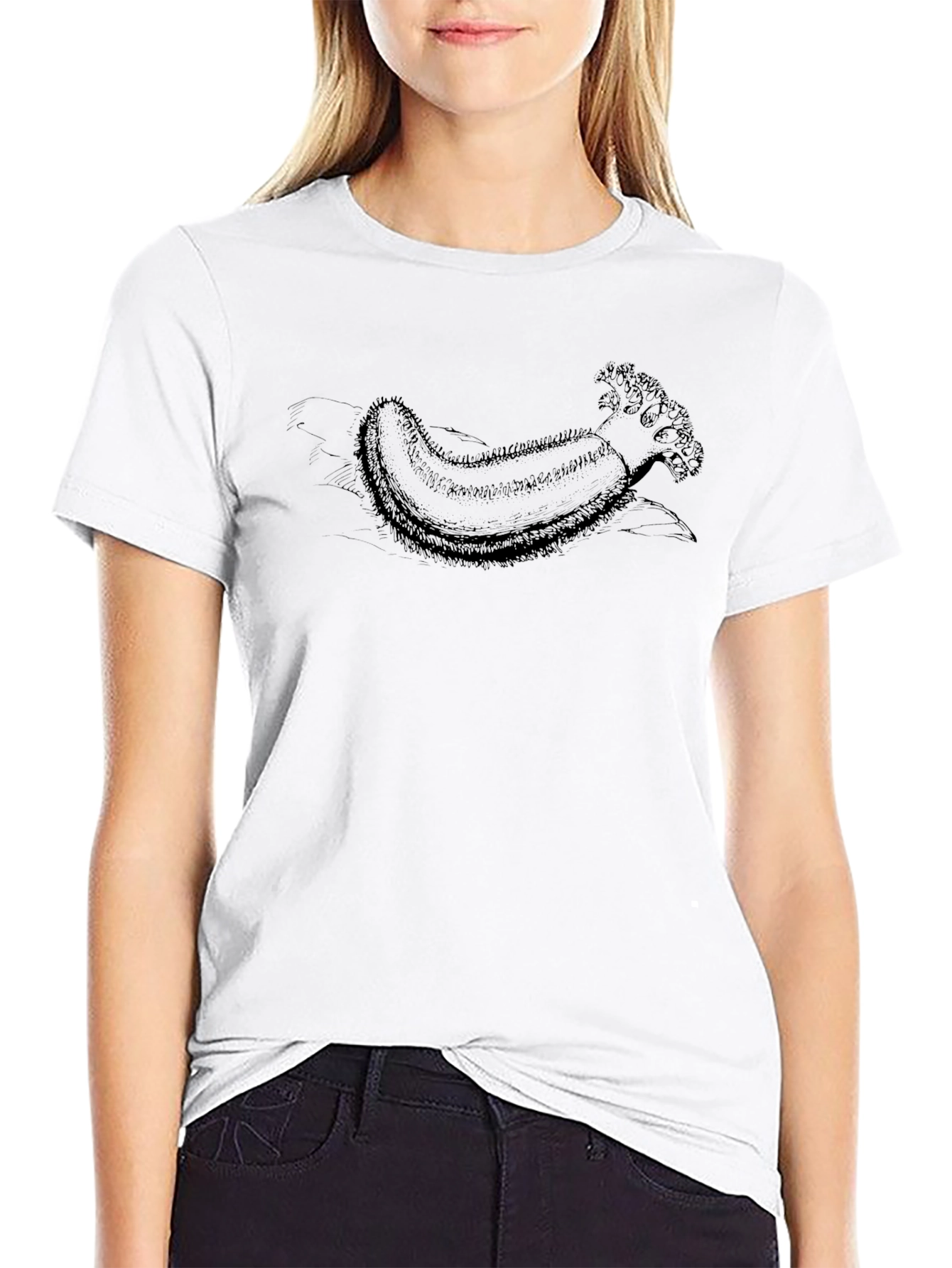 Stylized Sea Cucumber Graphic Tee
